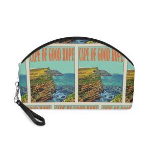 Cape Good Hope Retro Travel Poster Makeup Bag