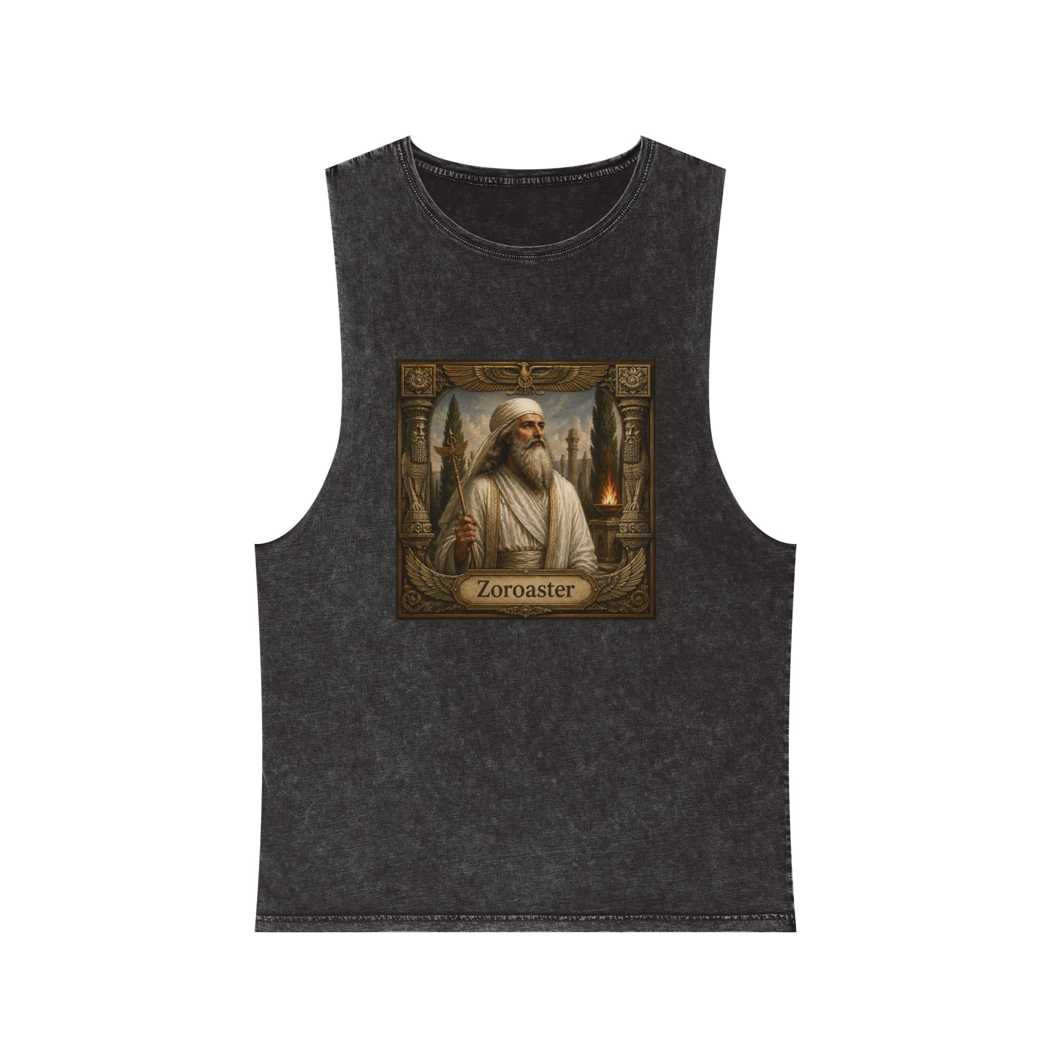 Zoroaster Unisex Stonewash Tank Top