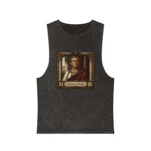 Pontius Pilate Unisex Stonewash Tank Top