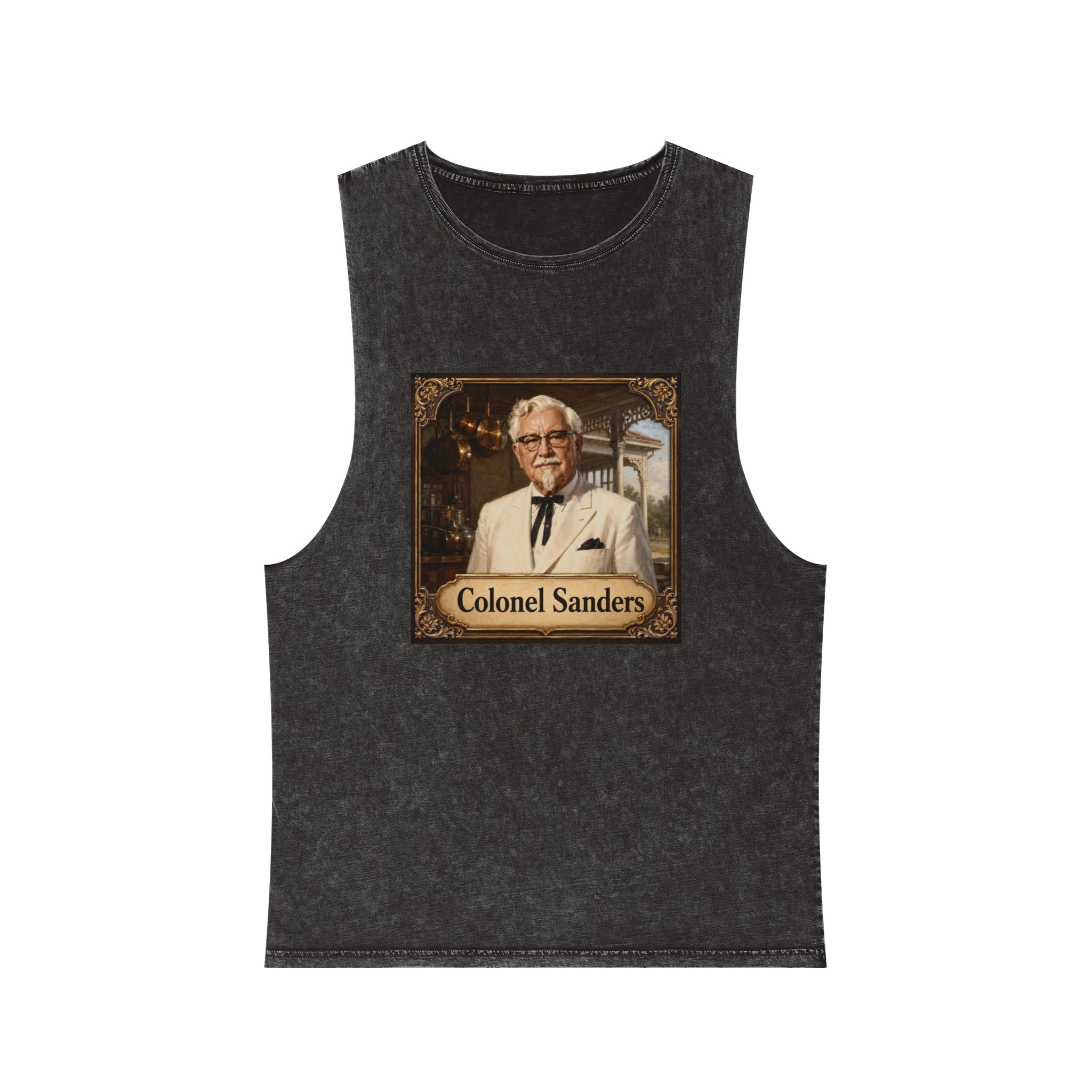 Colonel Sanders Unisex Stonewash Tank Top