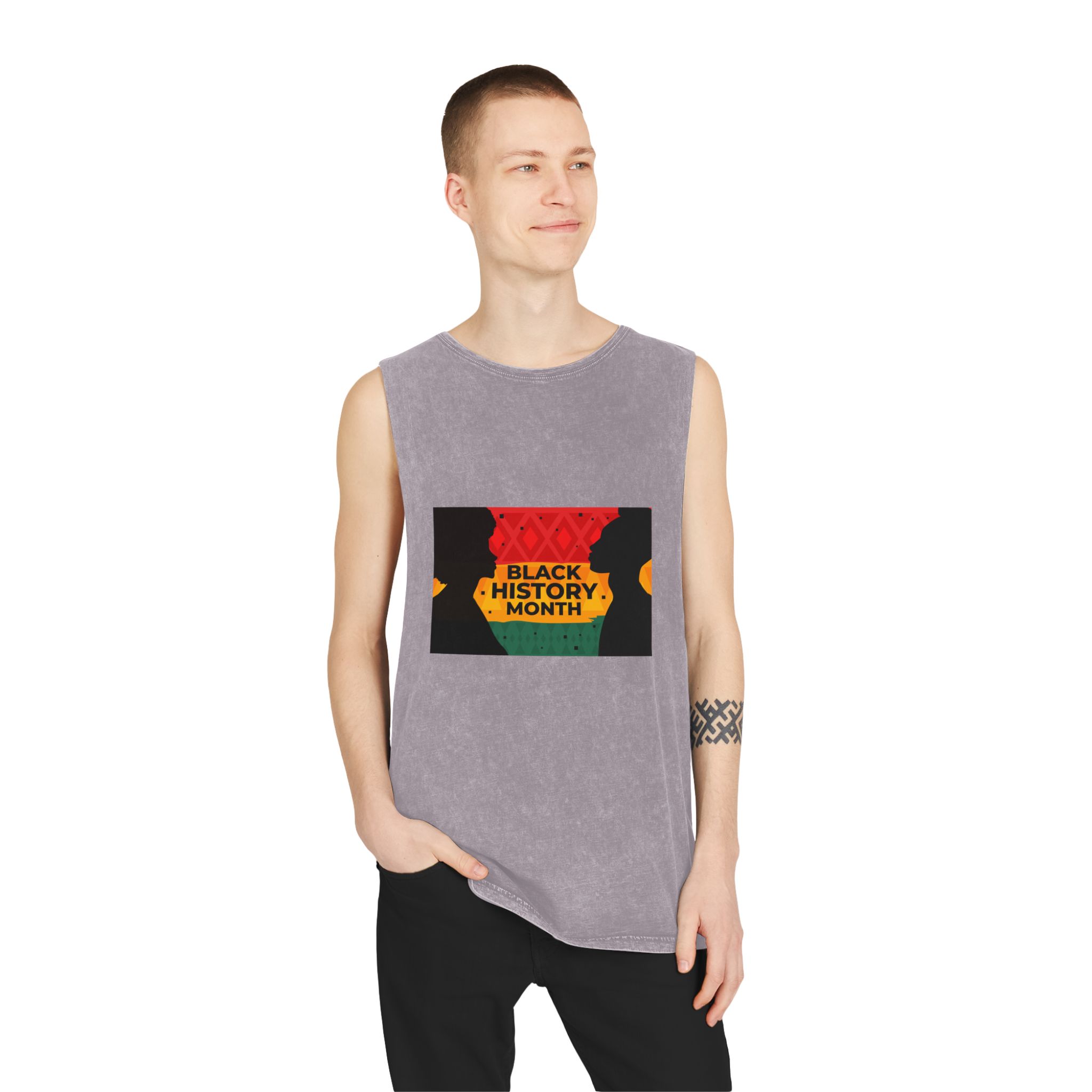 Historical Design 4337E1 Unisex Stonewash Tank Top - Image 19