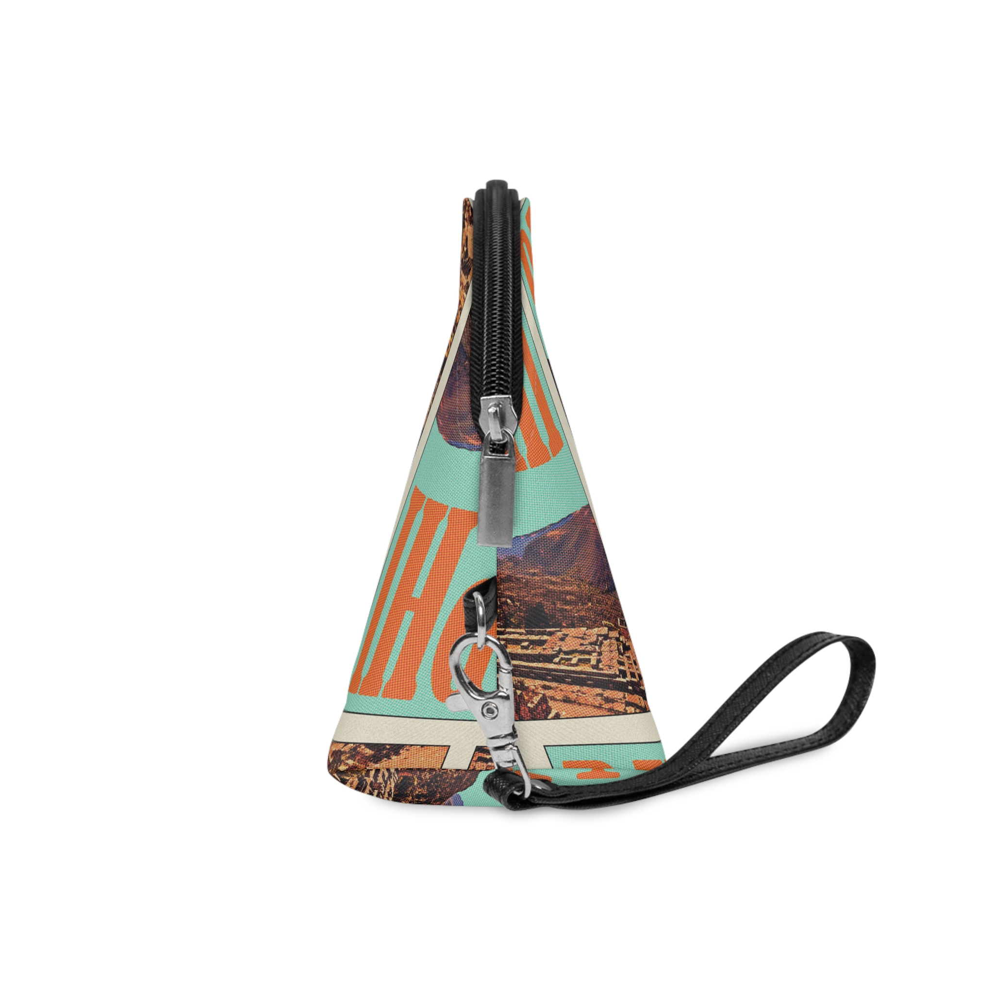 Delphi Retro Travel Poster Makeup Bag - Image 3