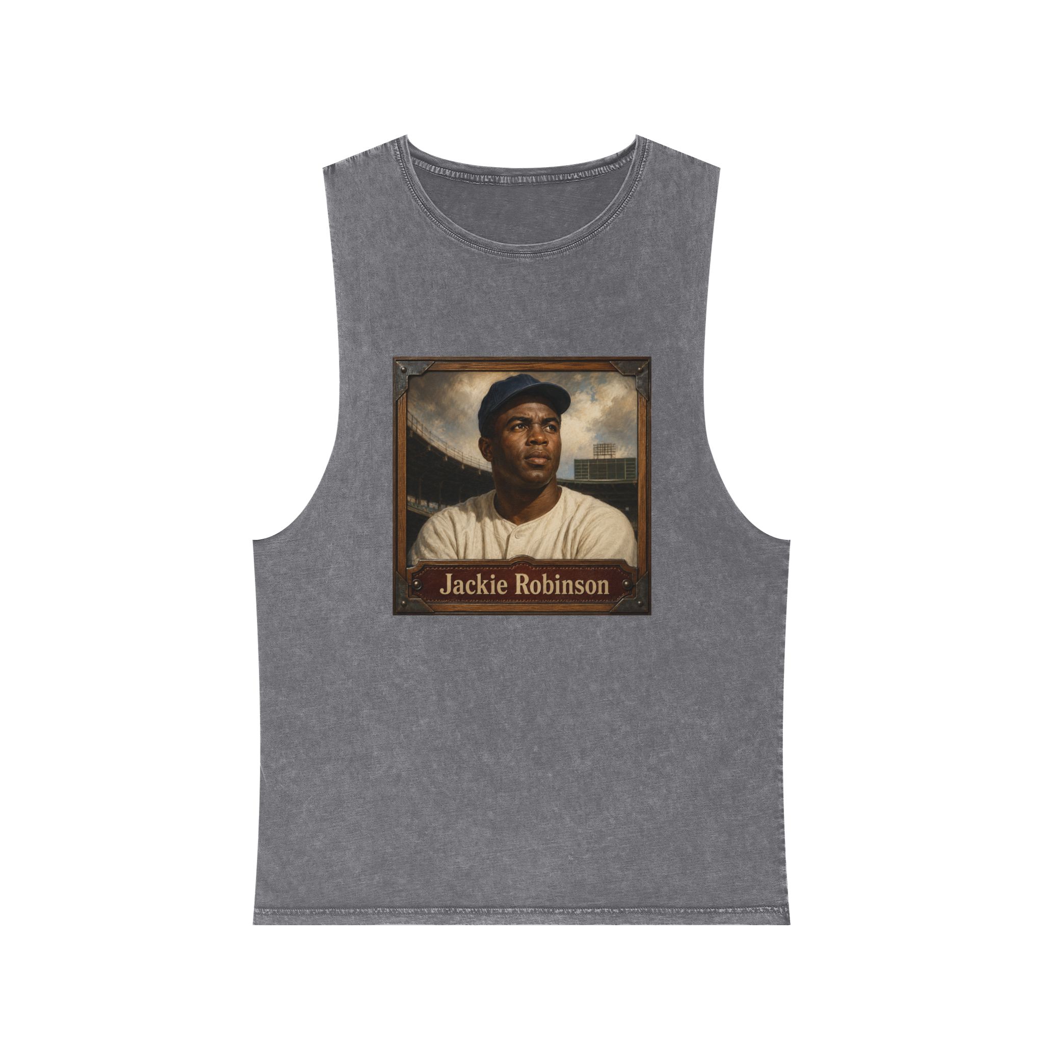 Jackie Robinson Unisex Stonewash Tank Top - Image 9