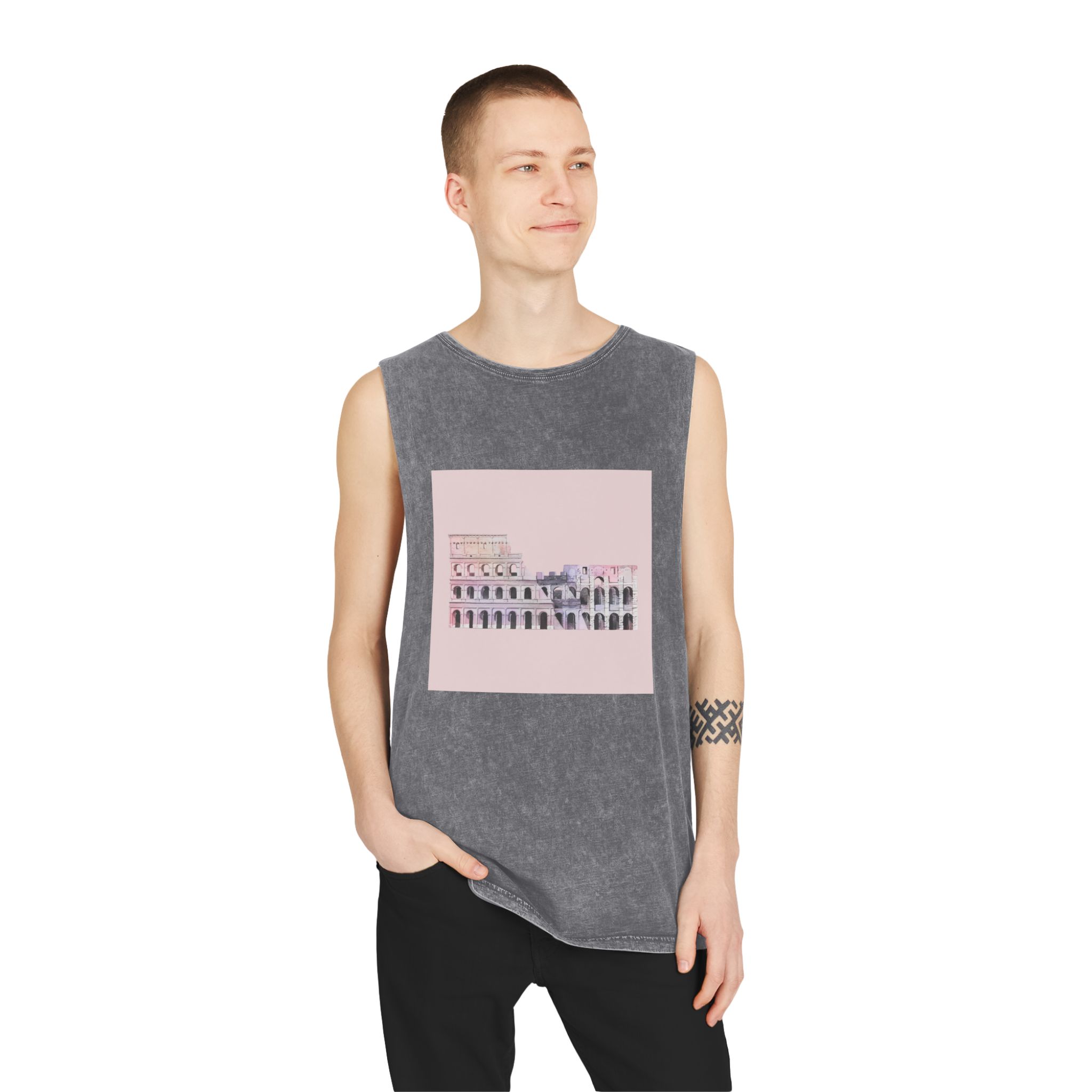 Historical Design 433677 Unisex Stonewash Tank Top - Image 11