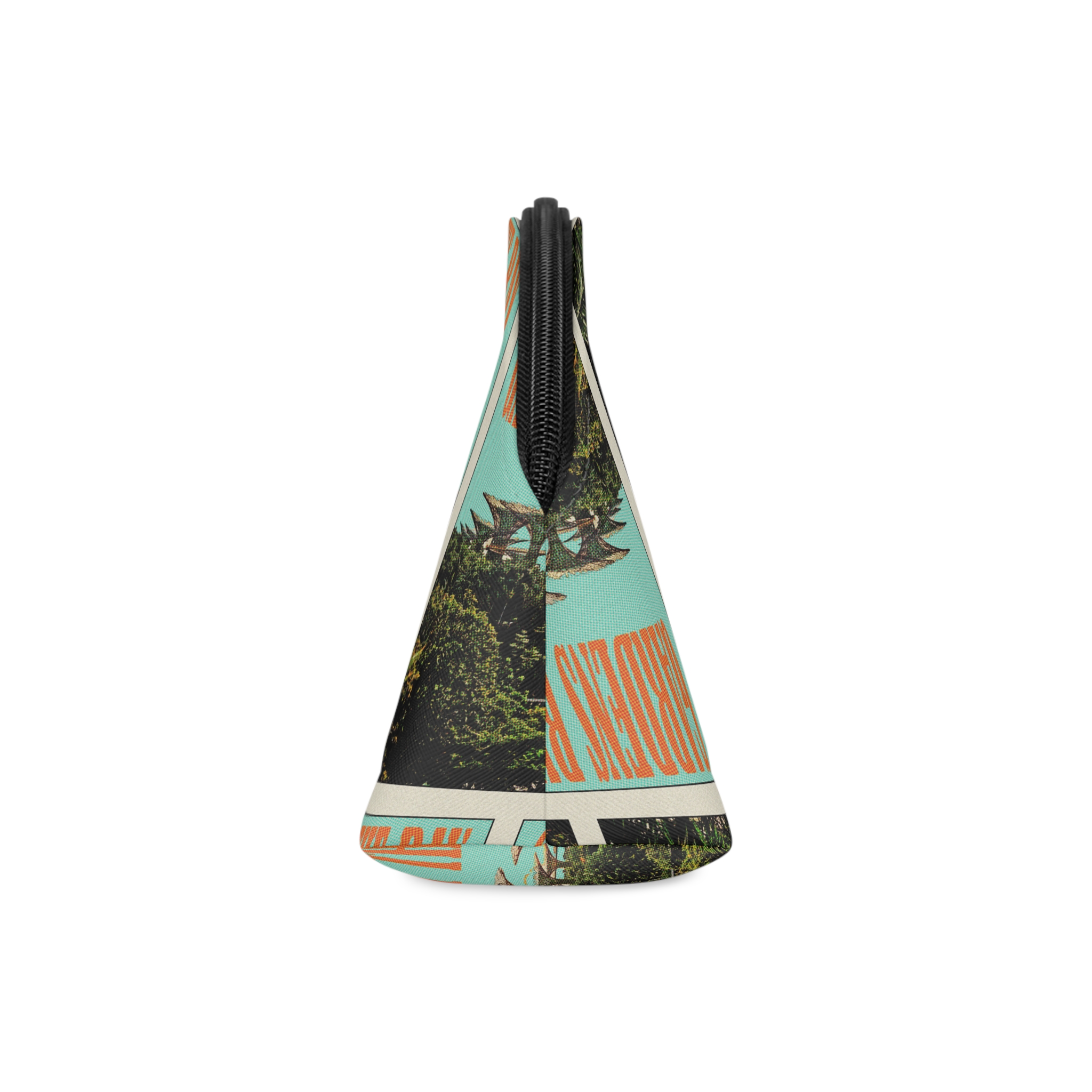 Gardens By Bay Retro Travel Poster Makeup Bag - Image 4