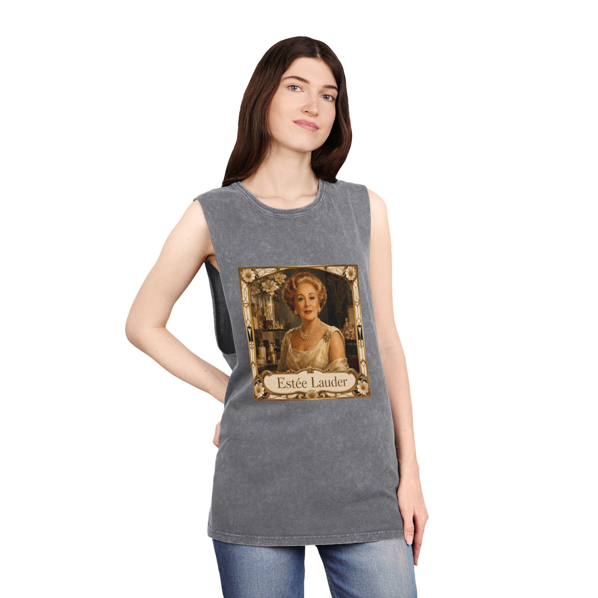 Estee Lauder Unisex Stonewash Tank Top - Image 12