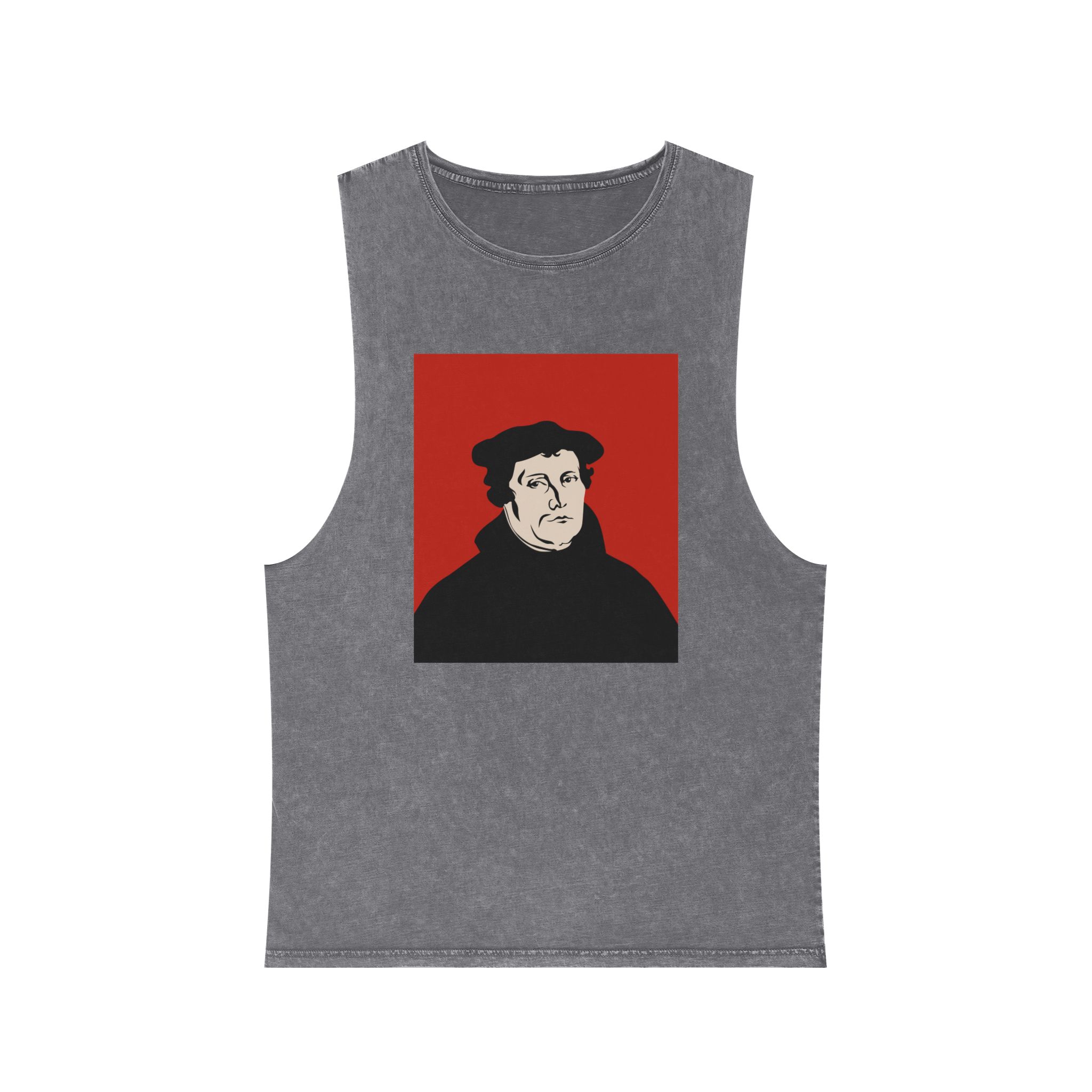 Martin Luther Unisex Stonewash Tank Top - Image 9
