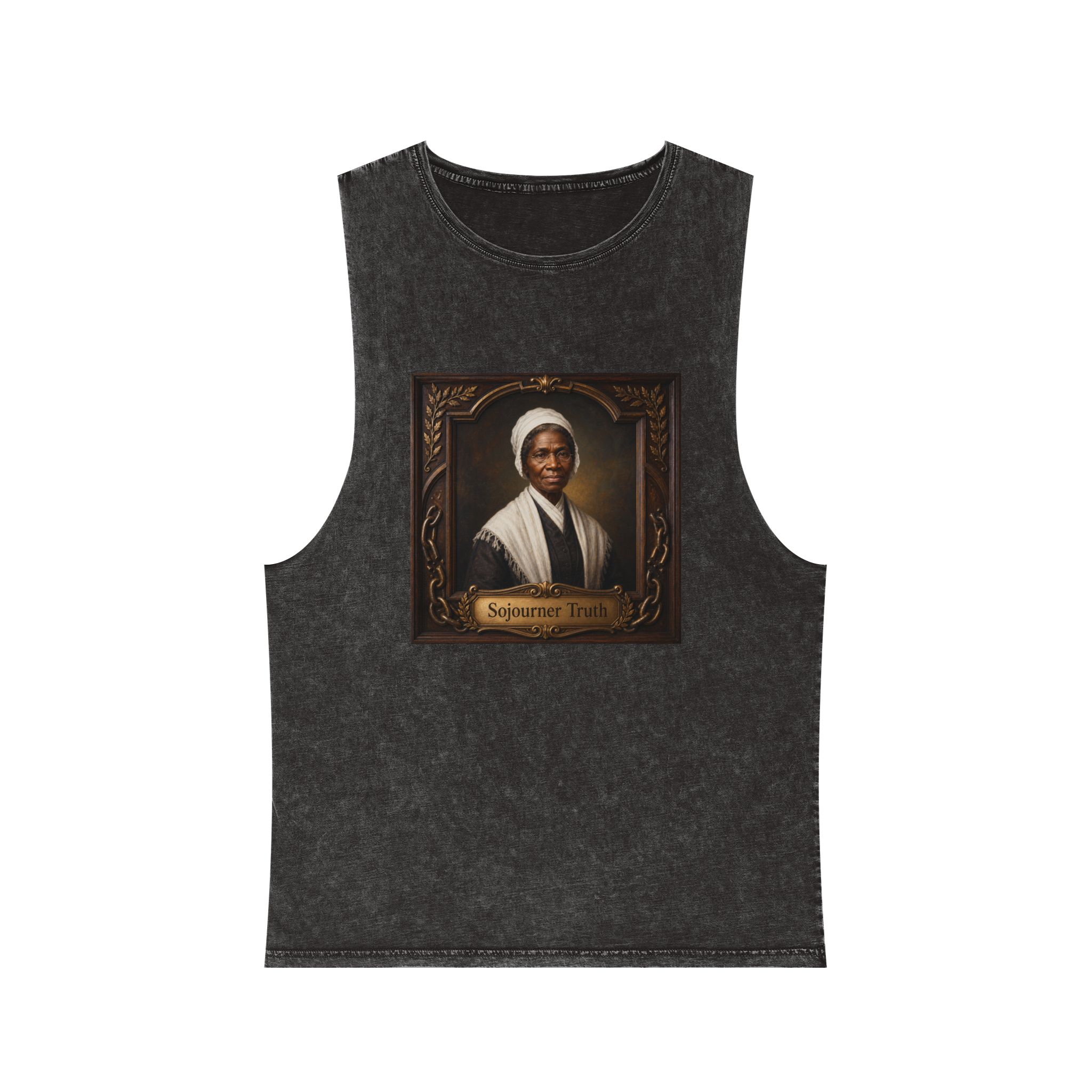 Sojourner Truth Unisex Stonewash Tank Top