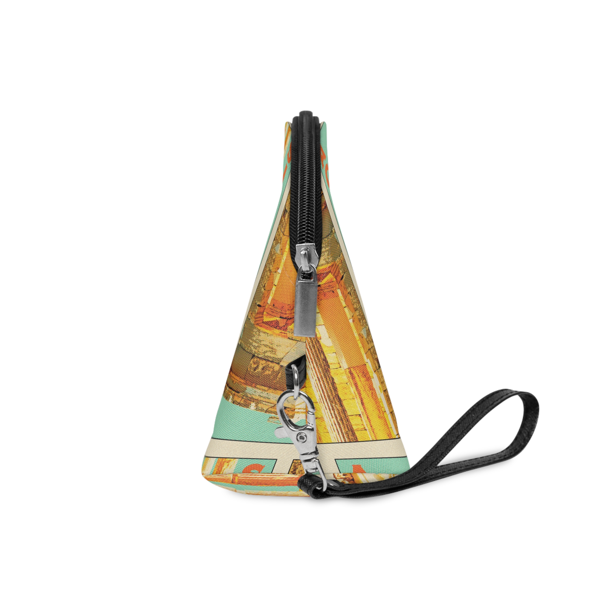 Acropolis Retro Travel Poster Makeup Bag - Image 3