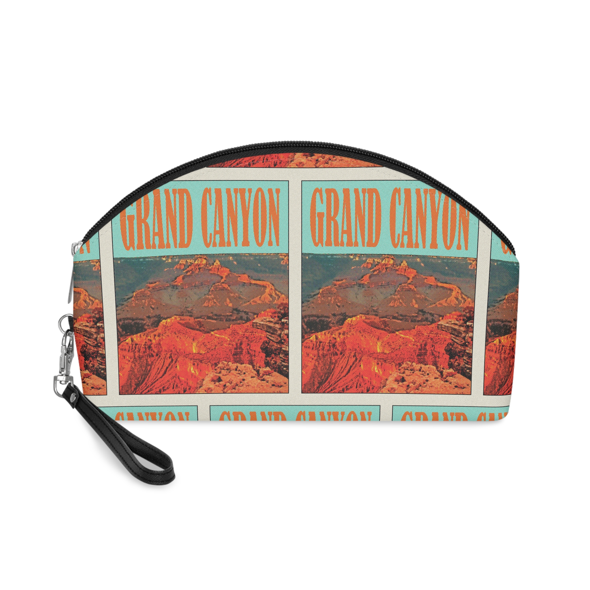 Grand Canyon Retro Travel Poster (2) Makeup Bag