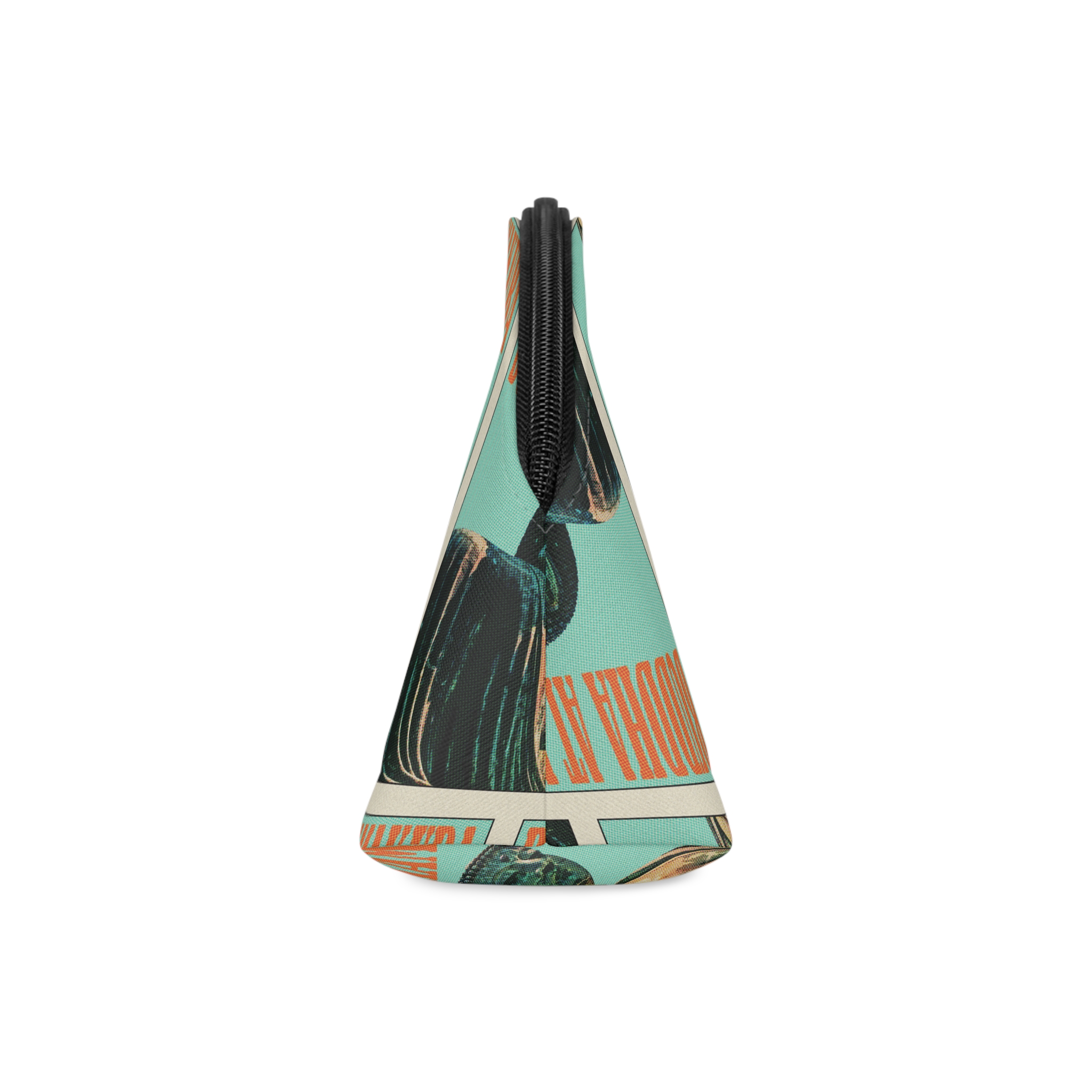 Buddha Kamakura Retro Travel Poster Makeup Bag - Image 4