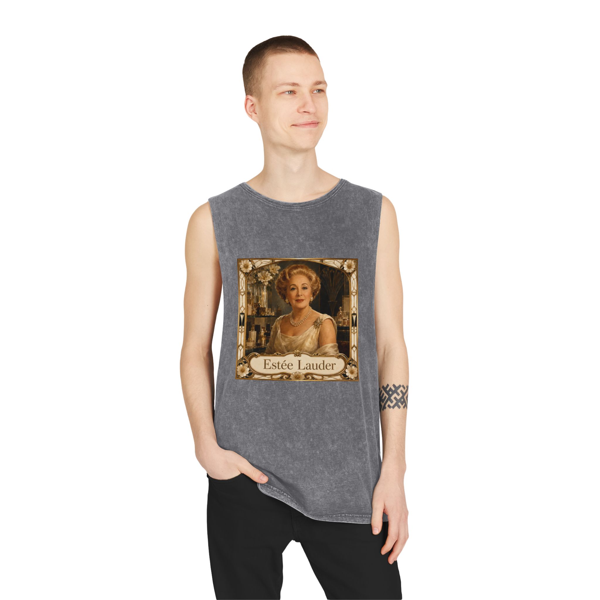 Estee Lauder Unisex Stonewash Tank Top - Image 11