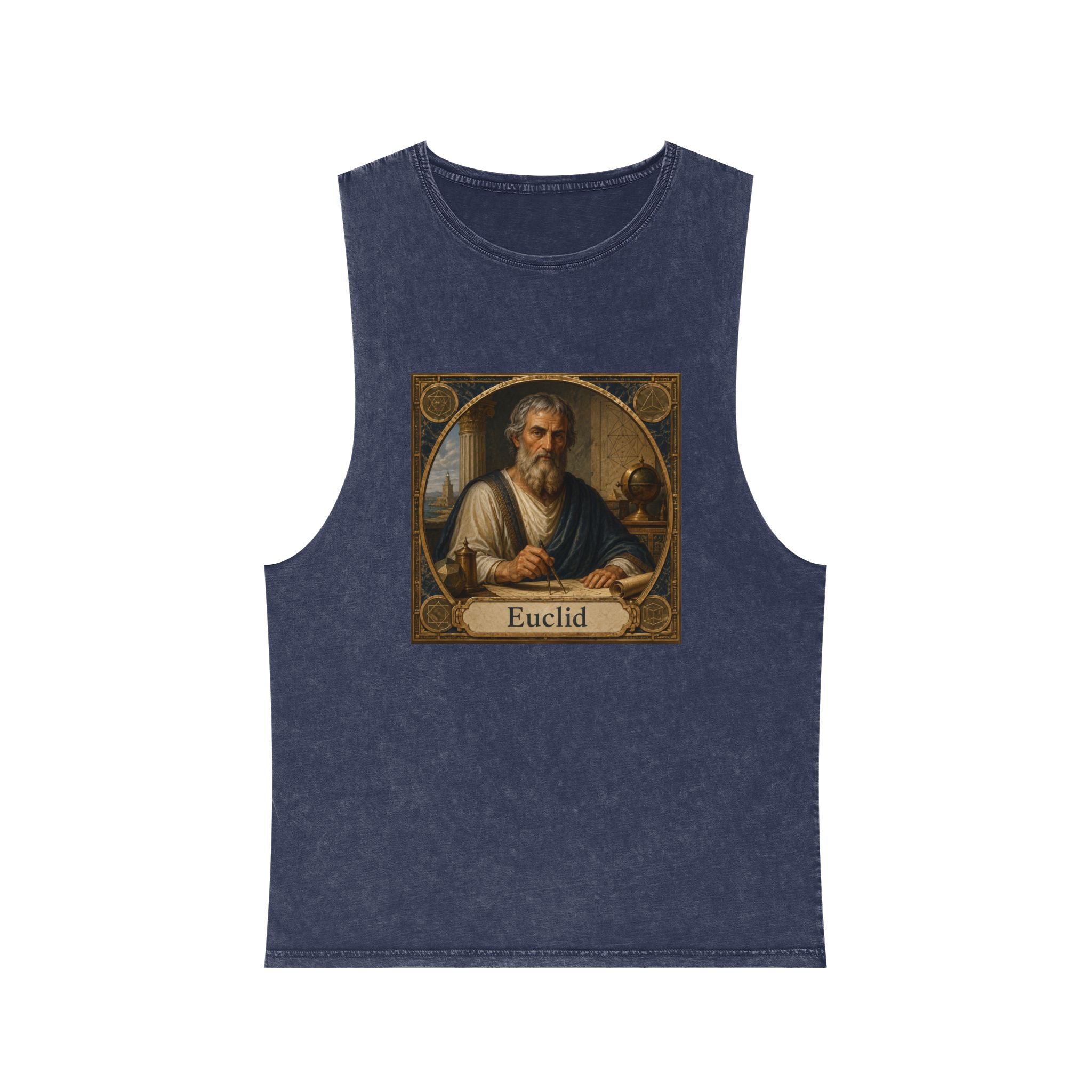 Euclid Unisex Stonewash Tank Top - Image 13