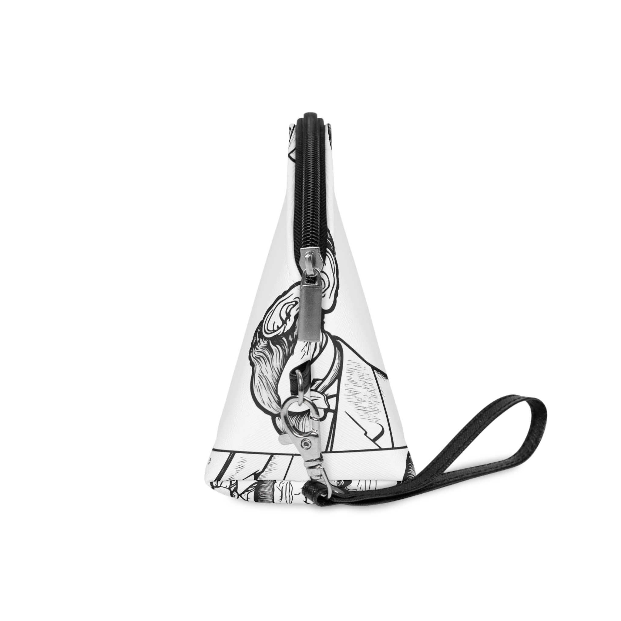 Abraham Lincoln Coloring Page Makeup Bag - Image 3