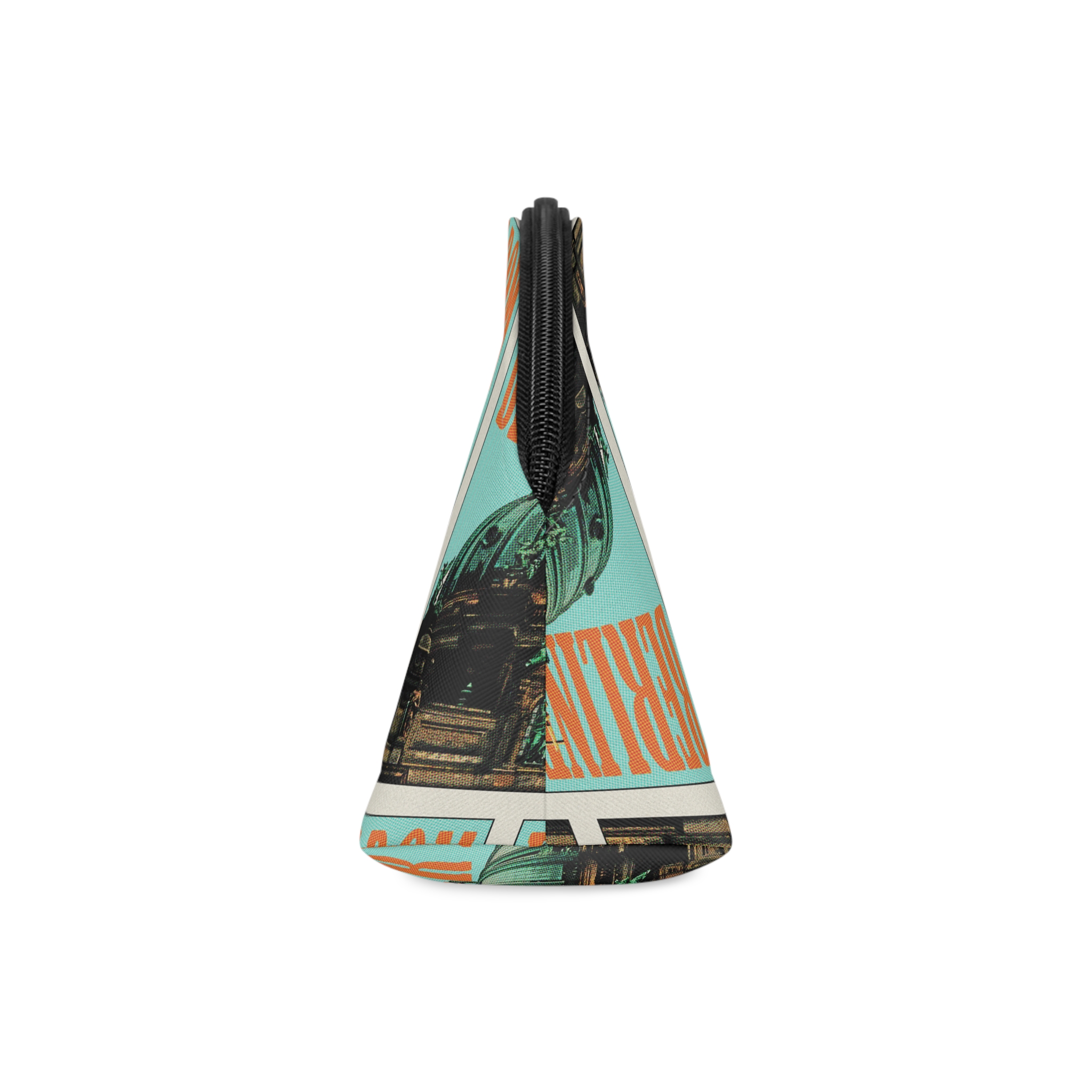 Berliner Dom Retro Travel Poster Makeup Bag - Image 4