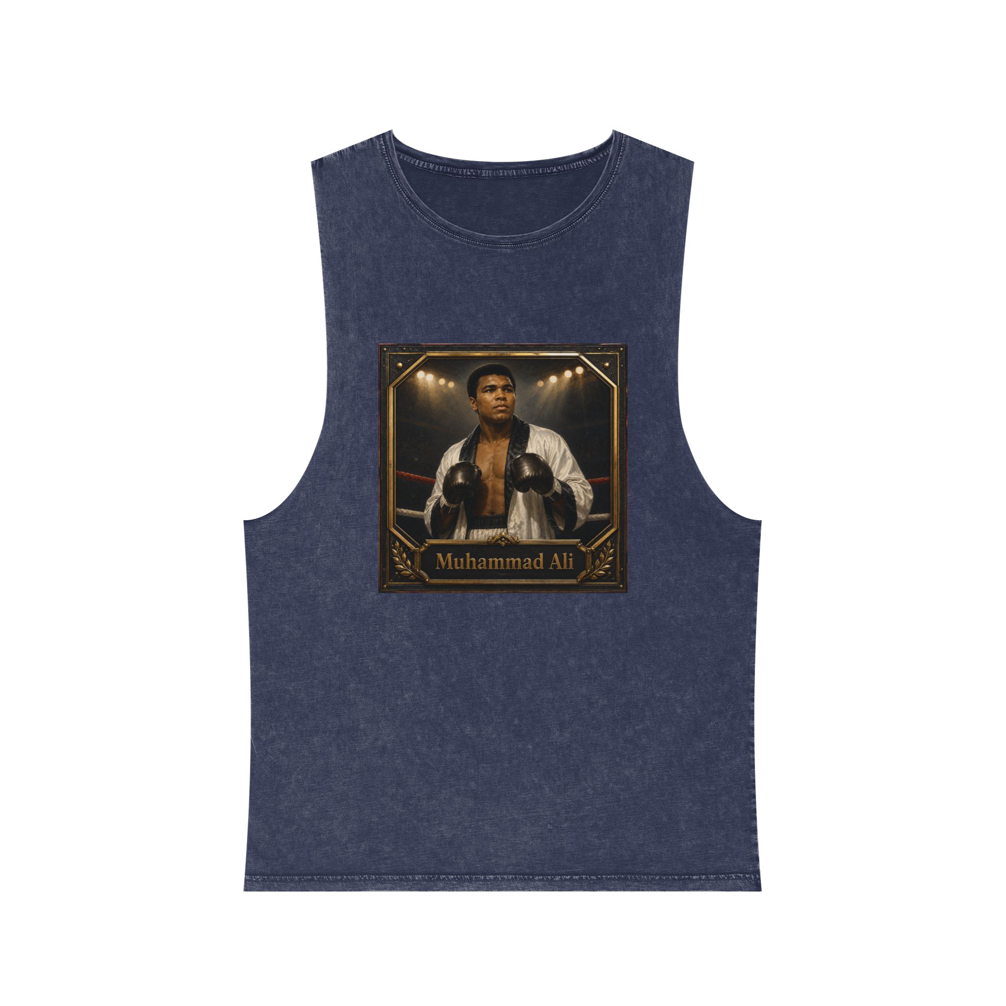 Muhammad Ali Unisex Stonewash Tank Top - Image 13