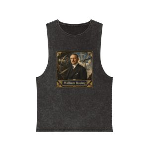 William Boeing Unisex Stonewash Tank Top
