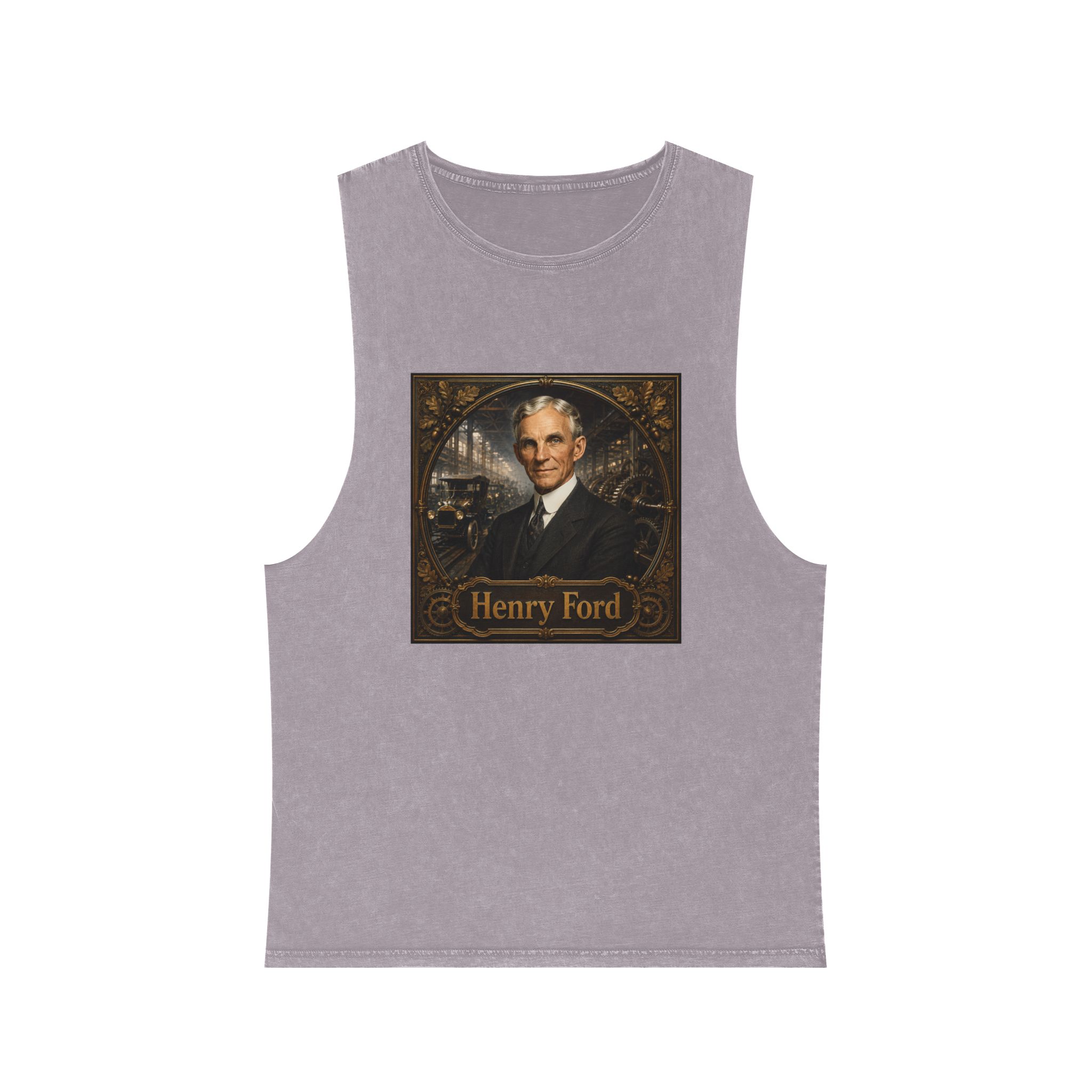 Henry Ford Unisex Stonewash Tank Top - Image 17