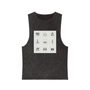 Historical Design 47B284 Unisex Stonewash Tank Top