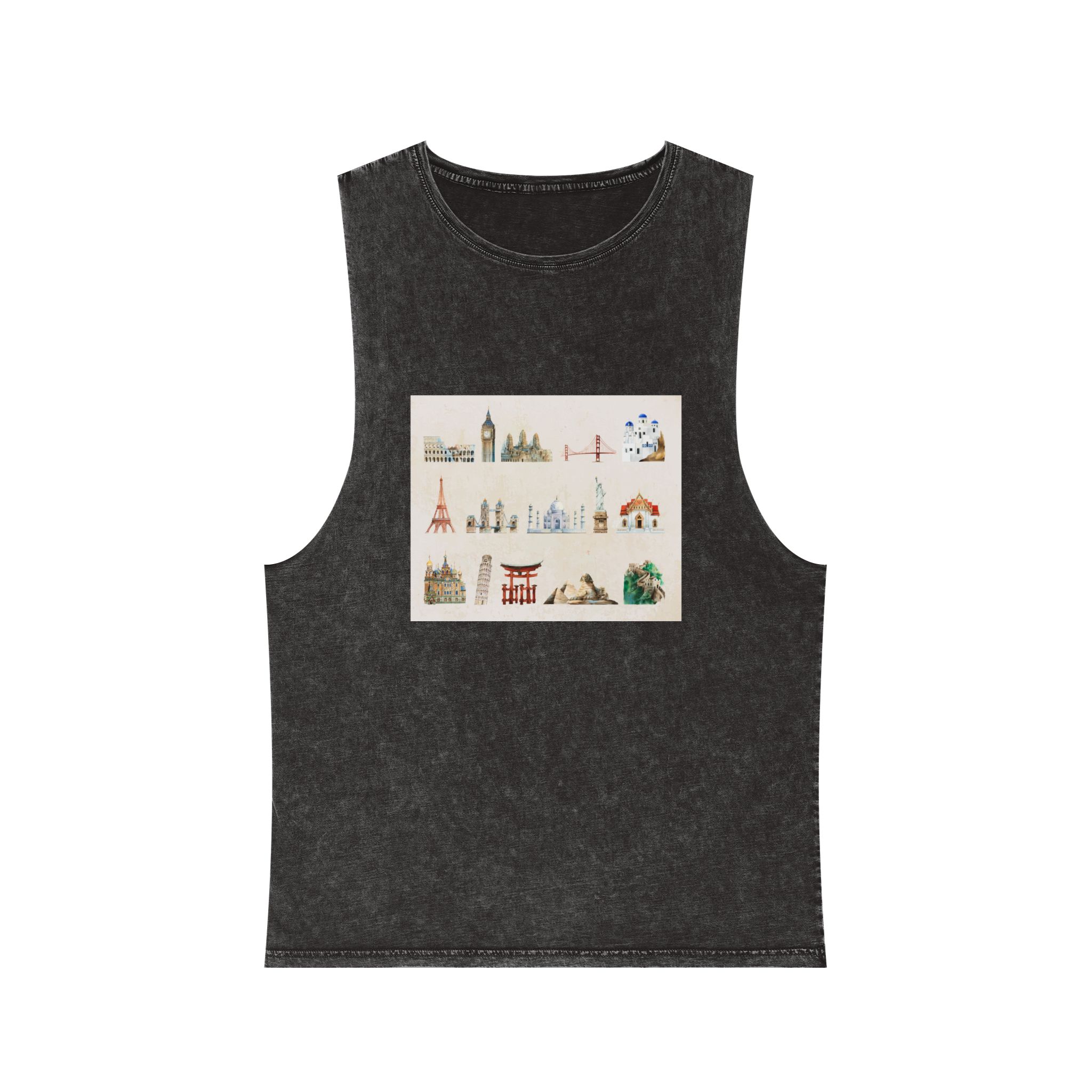 Historical Design 433673 Unisex Stonewash Tank Top