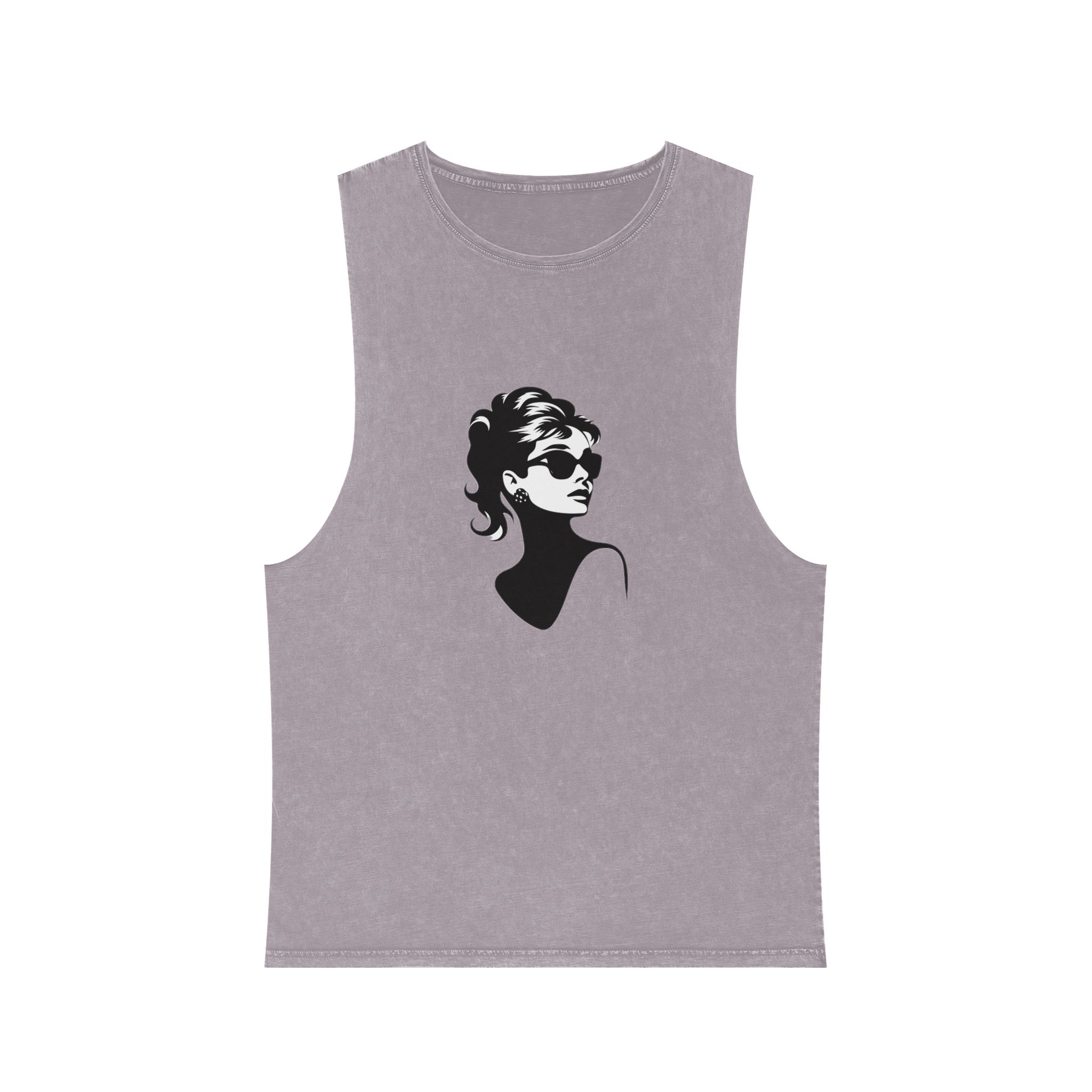 Audrey Hepburn Unisex Stonewash Tank Top - Image 17