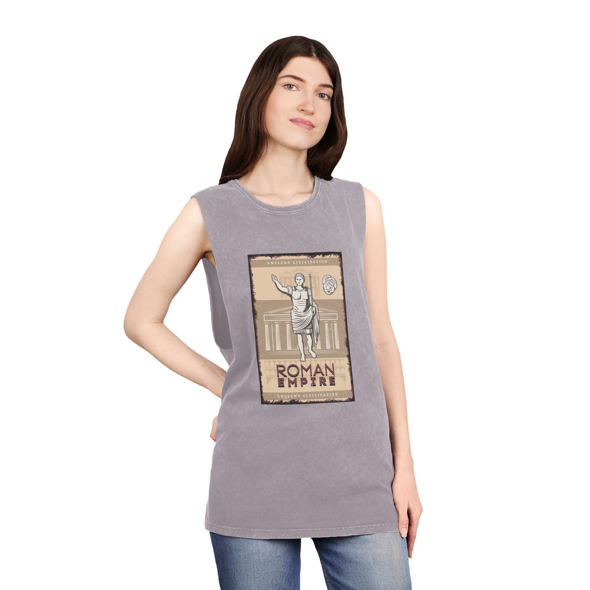 Historical Design 9A748A Unisex Stonewash Tank Top - Image 20