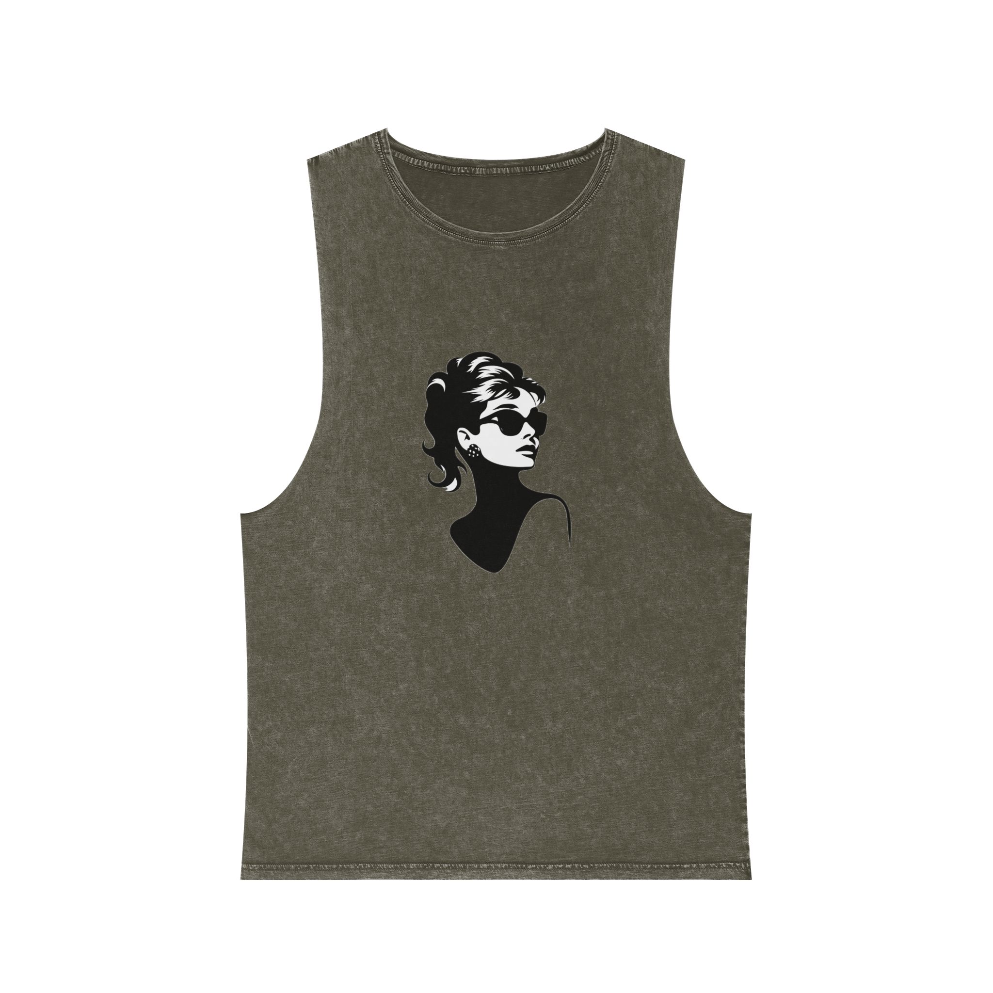 Audrey Hepburn Unisex Stonewash Tank Top - Image 5