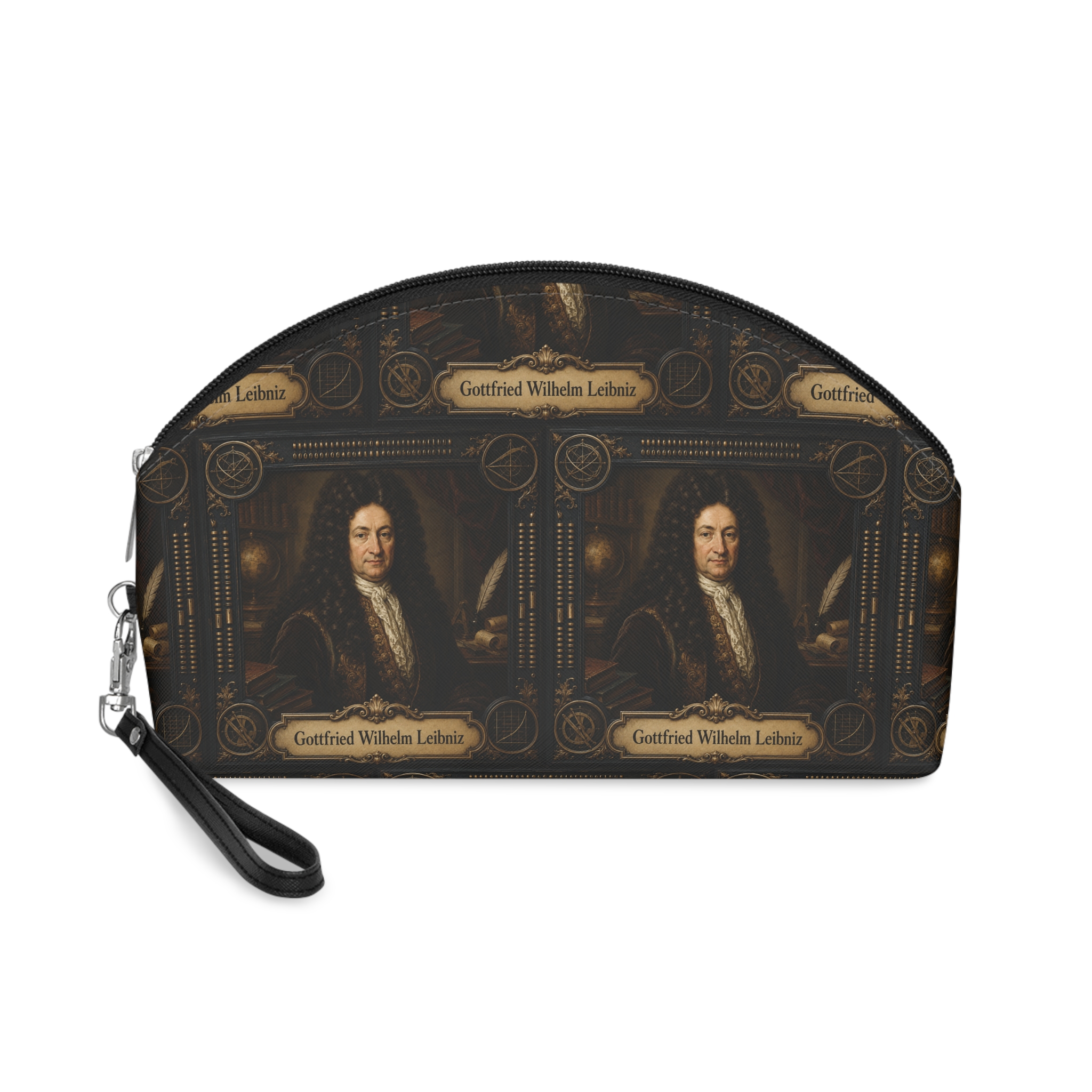 History Shopping 529 Gottfried Wilhelm Leibniz Makeup Bag