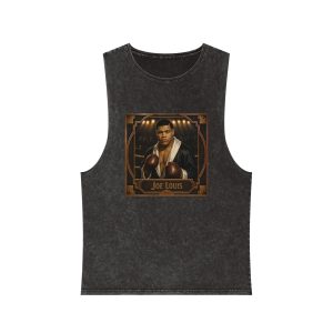 Joe Louis Unisex Stonewash Tank Top
