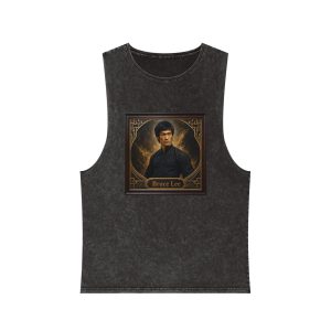 Bruce Lee Unisex Stonewash Tank Top