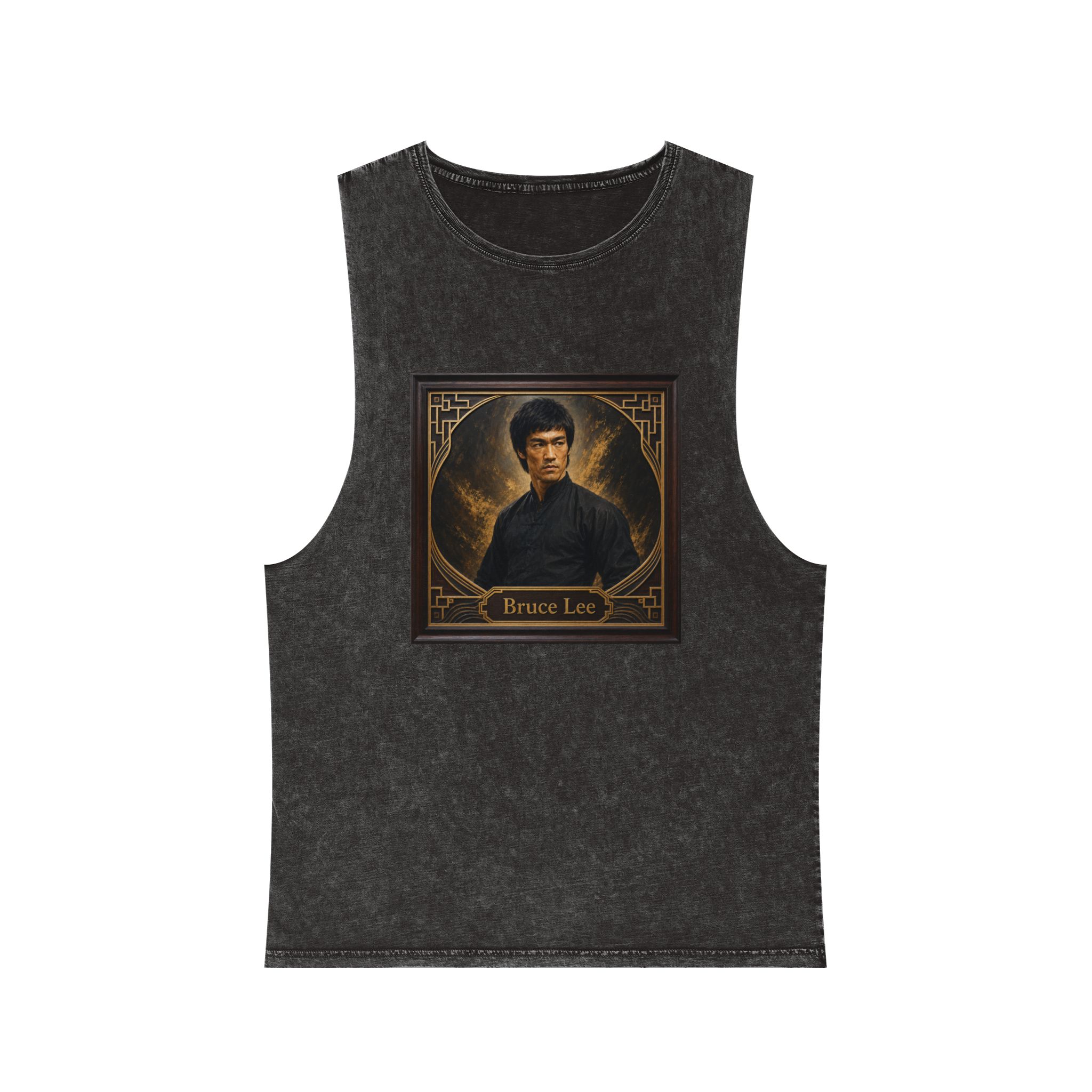 Bruce Lee Unisex Stonewash Tank Top