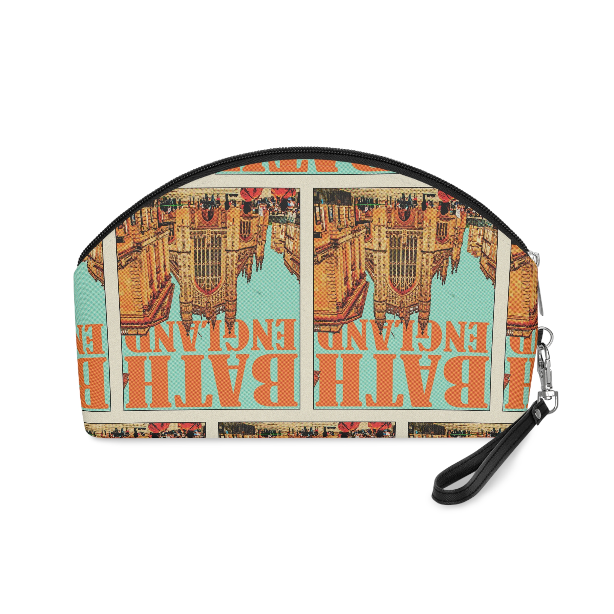 Bath England Retro Travel Poster Makeup Bag - Image 2