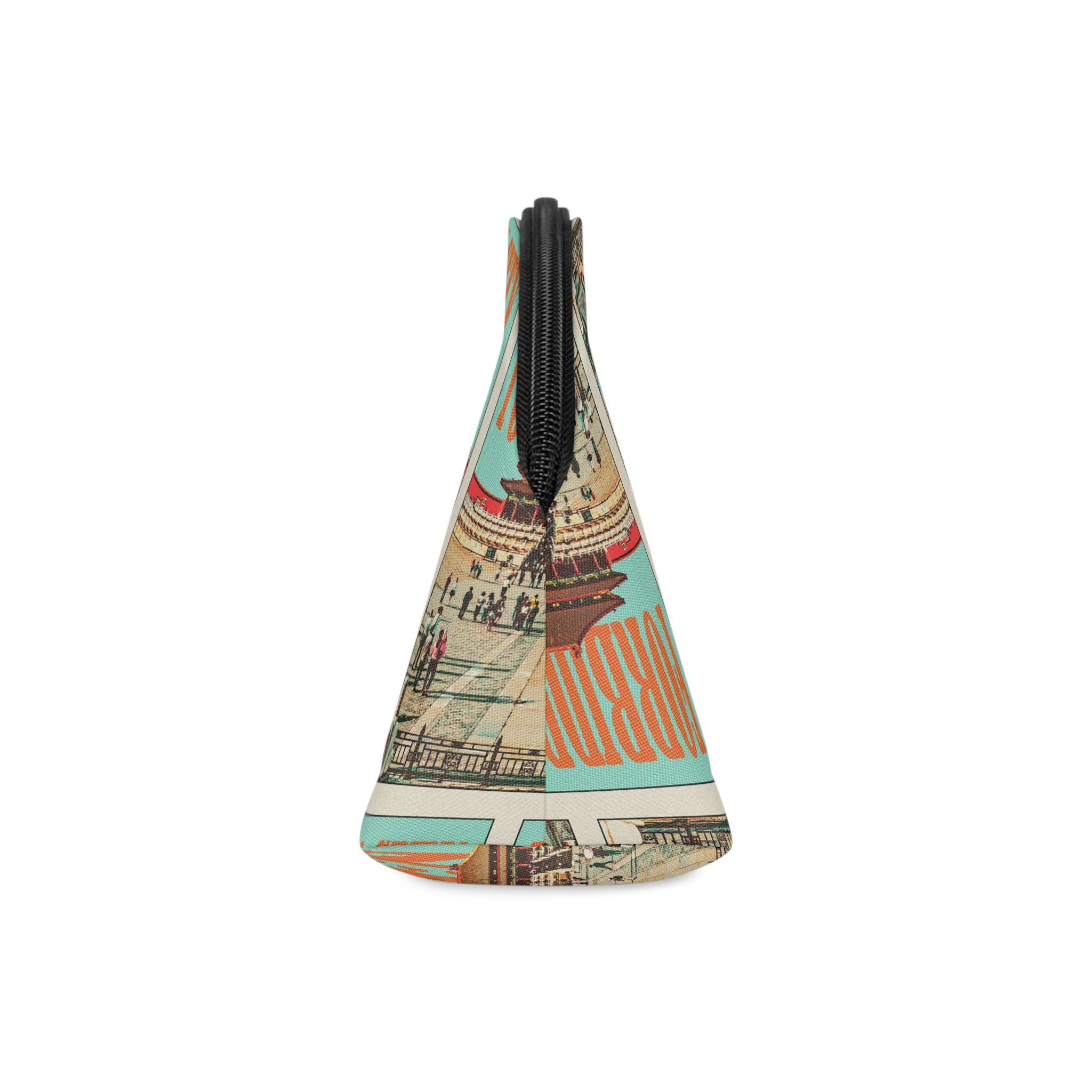 Forbidden City Retro Travel Poster (1) Makeup Bag - Image 4