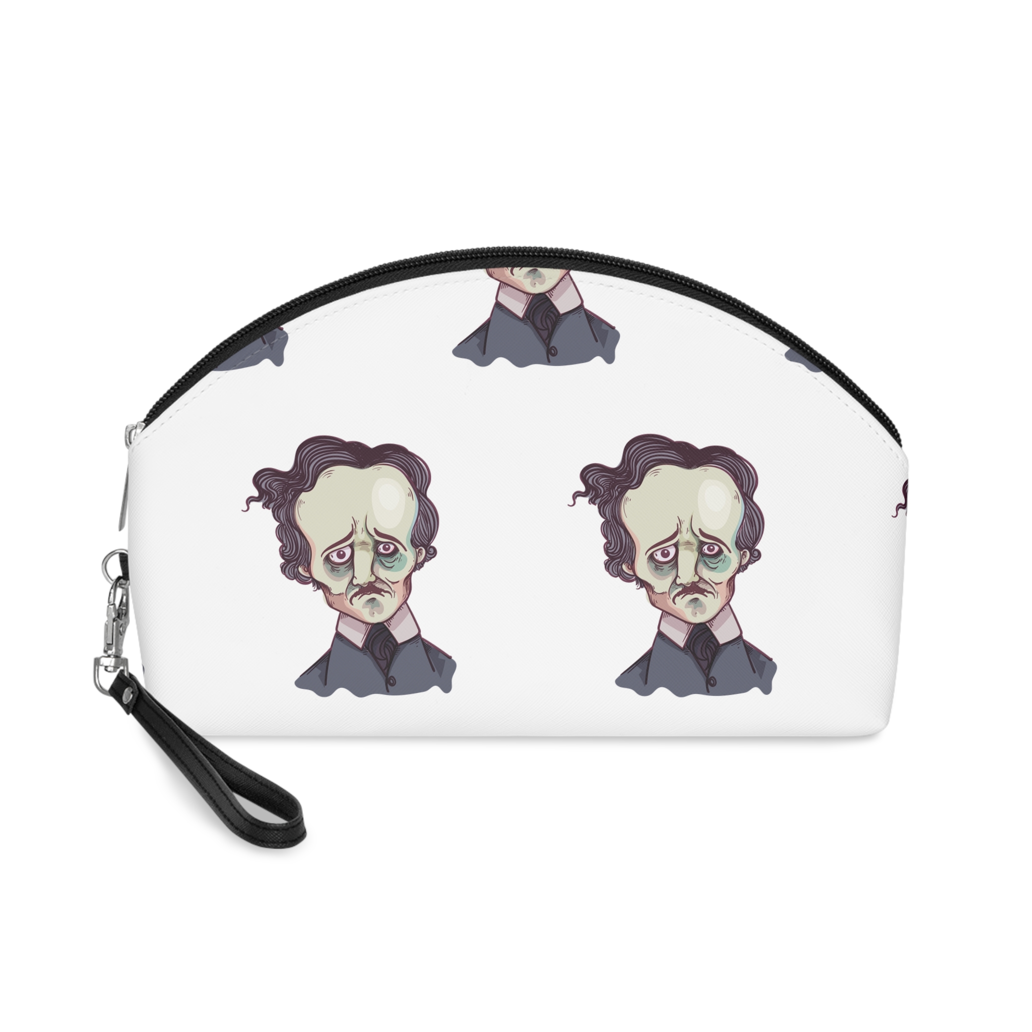Hand Drawn Caricature Illustration Makeup Bag