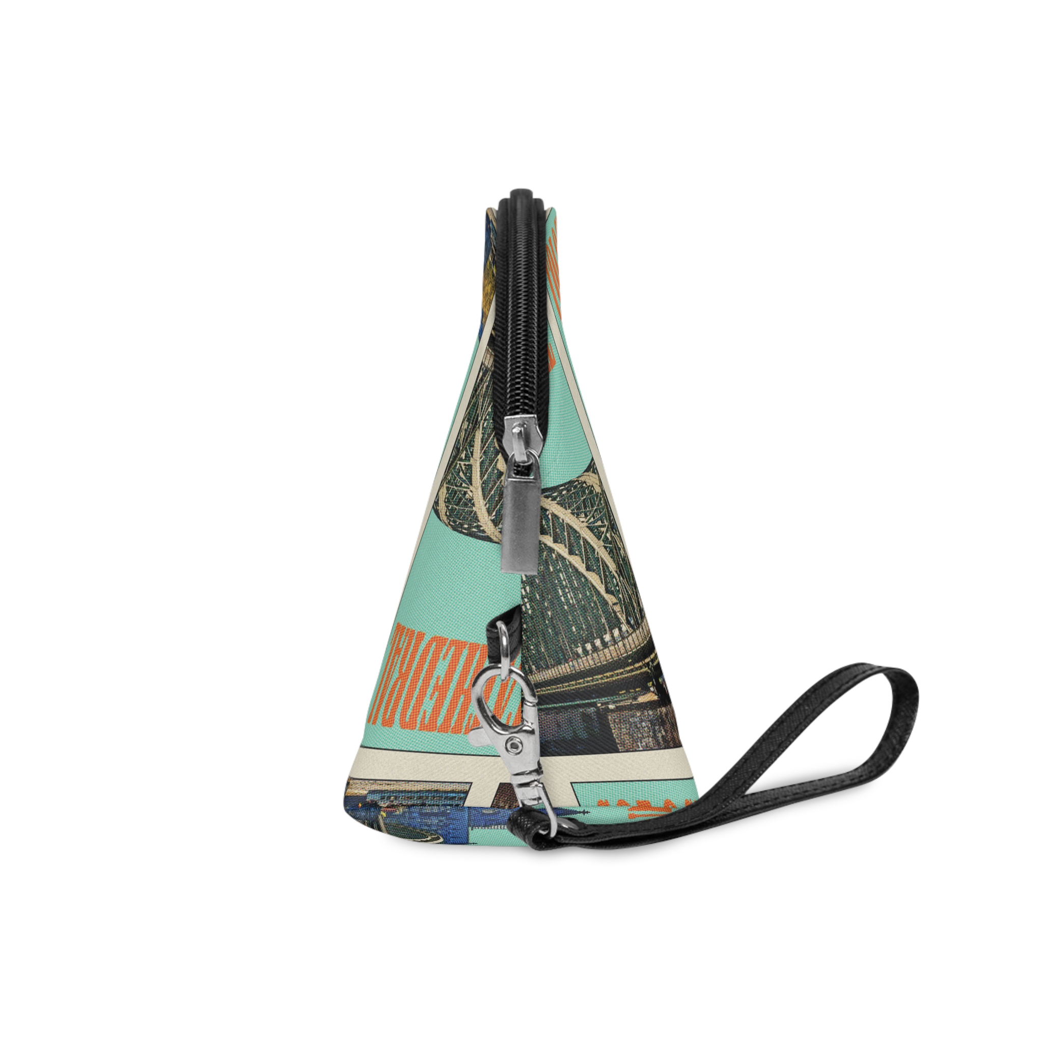 Cologne Cathedral Retro Travel Poster Makeup Bag - Image 3