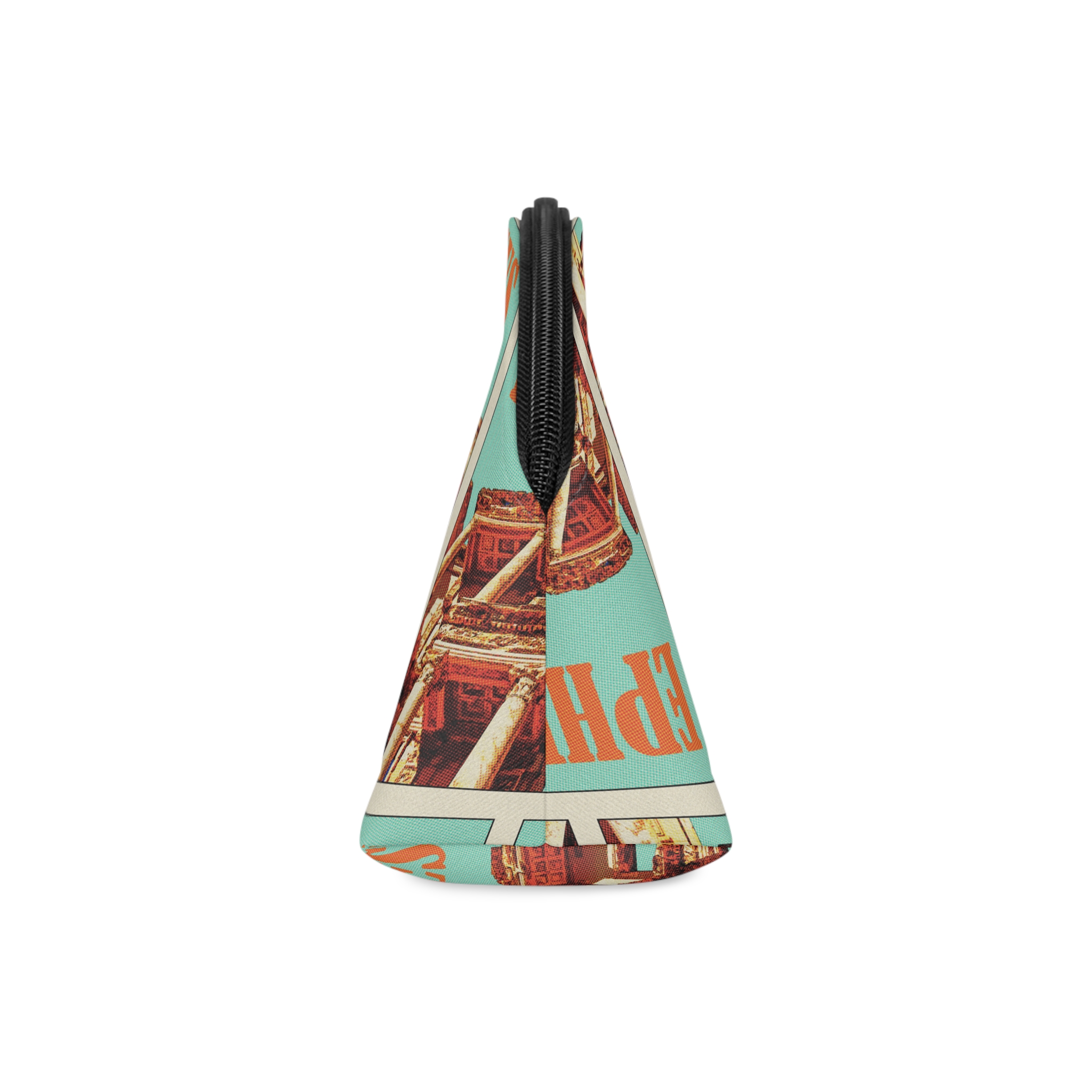 Ephesus Retro Travel Poster Makeup Bag - Image 4