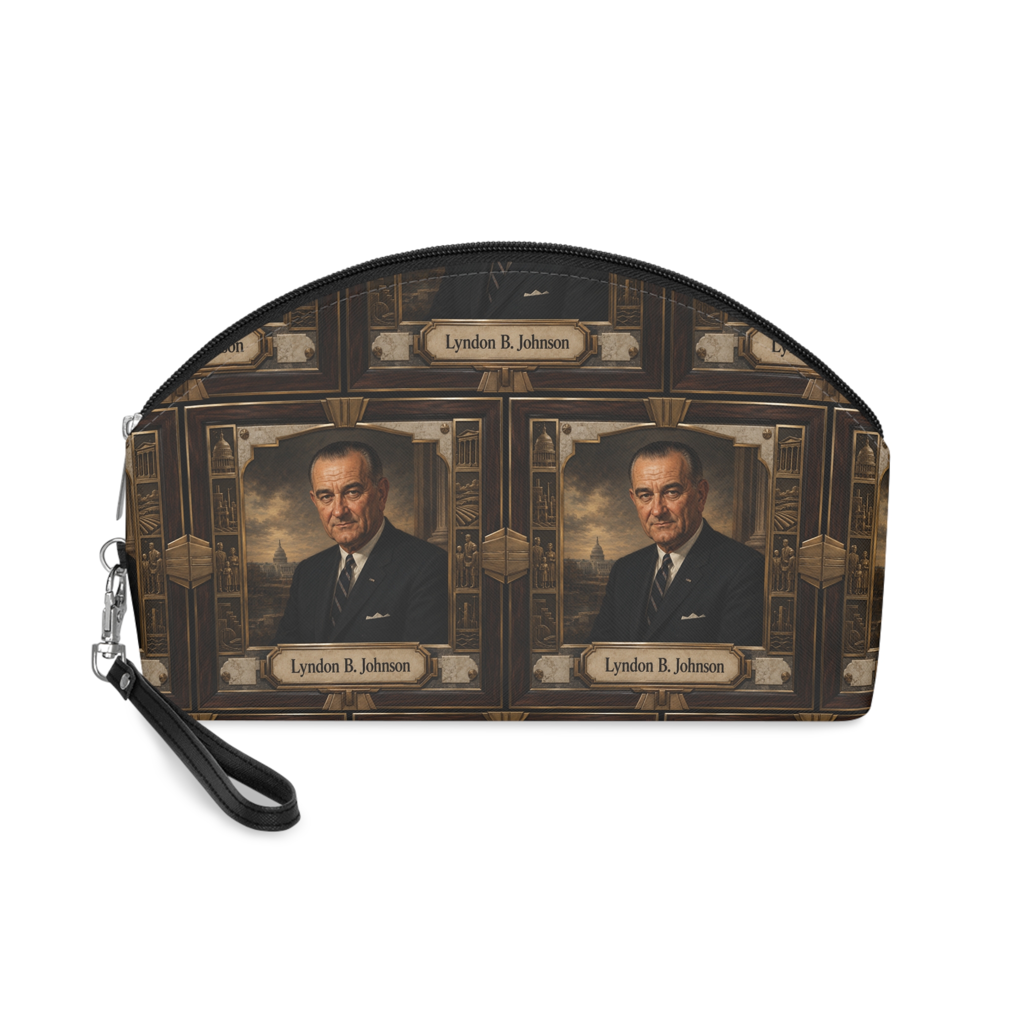 Lyndon B Johnson Makeup Bag