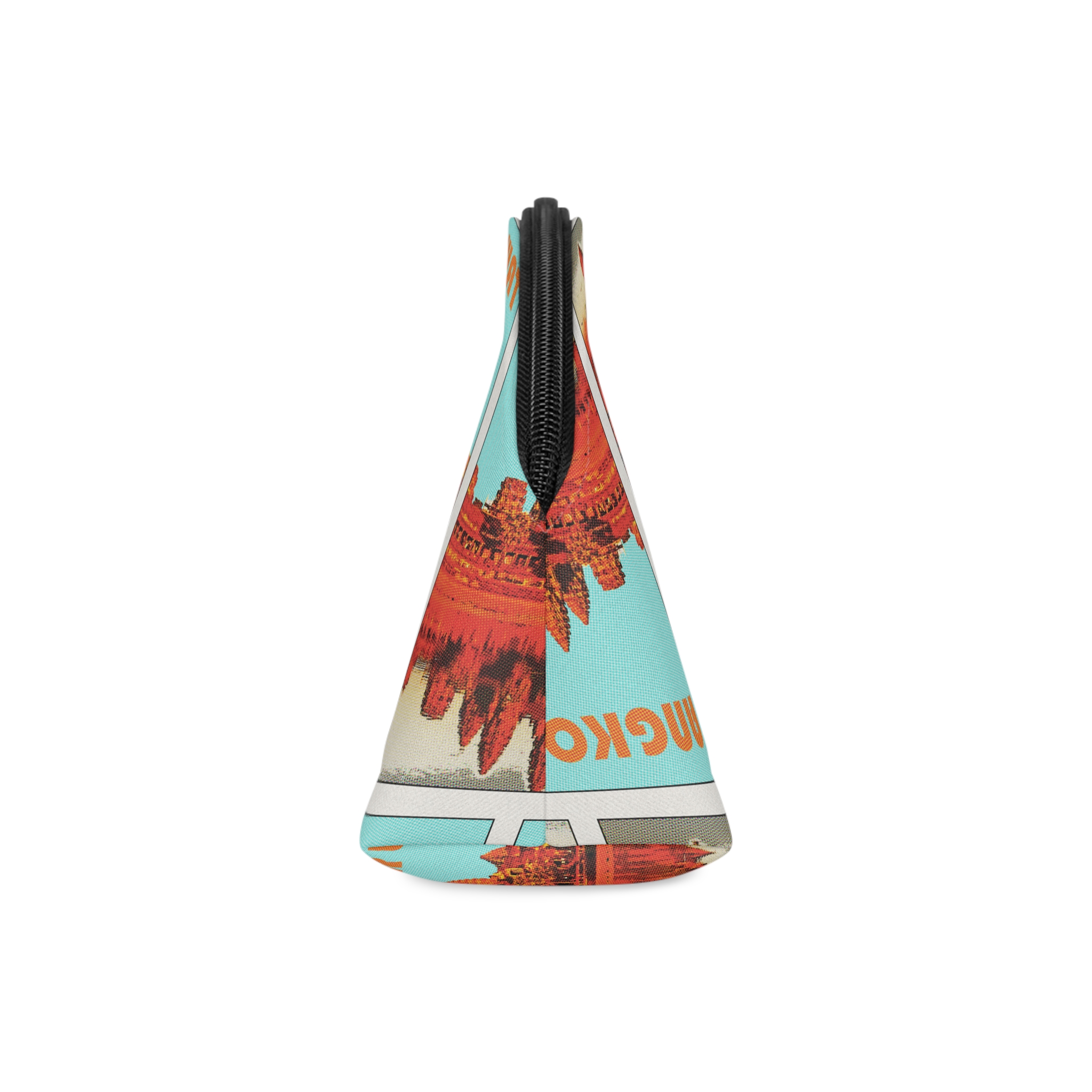 Angkor Wat Retro Travel Poster (1) Makeup Bag - Image 4