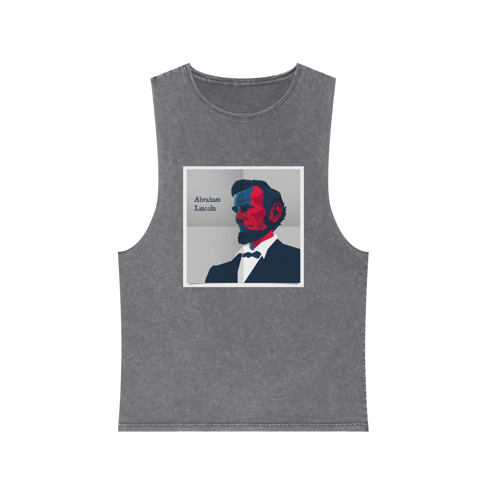 Historical Design 235DEF Unisex Stonewash Tank Top - Image 9