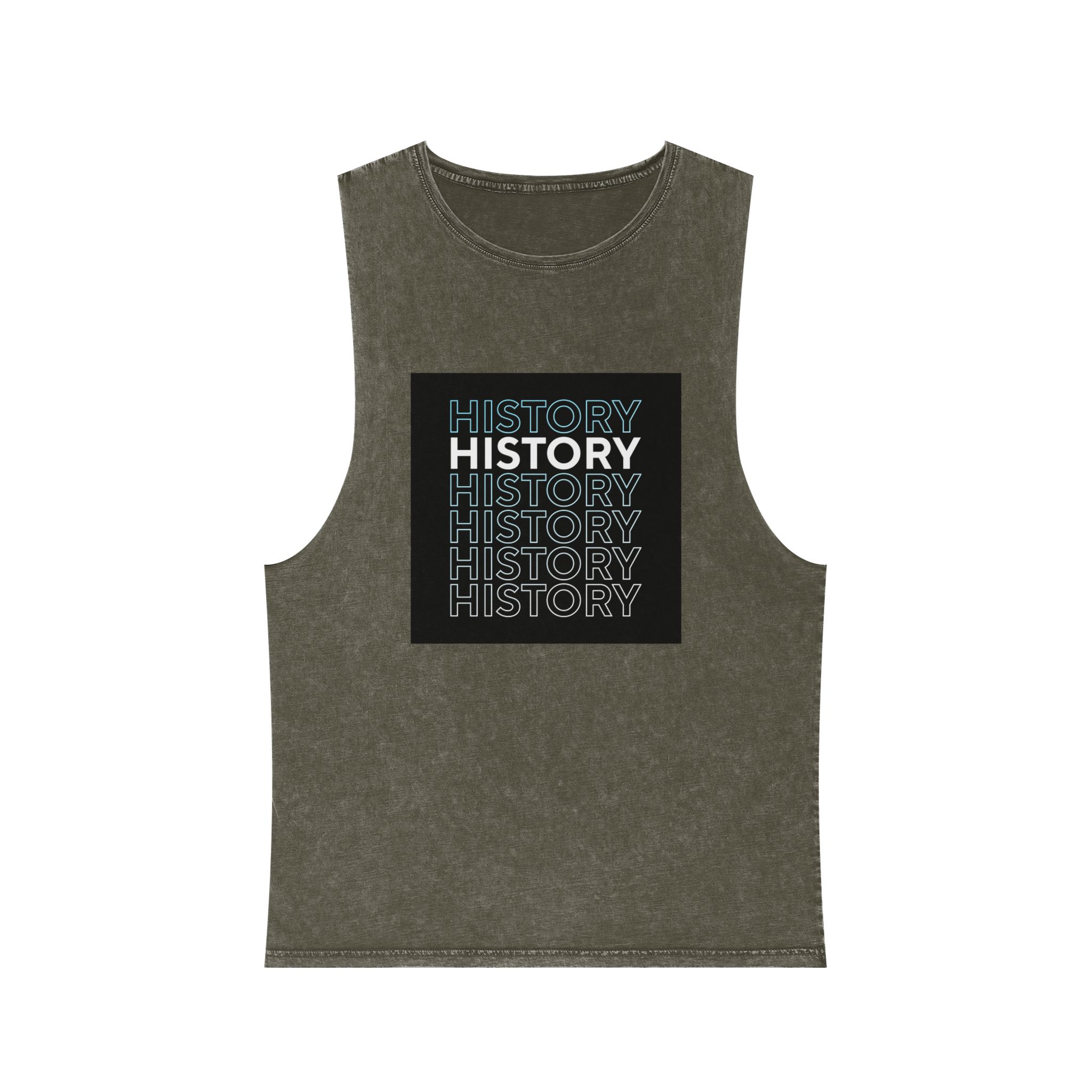 Text Effect Book Tshirt Design 2nd Time 65 Unisex Stonewash Tank Top - Image 5
