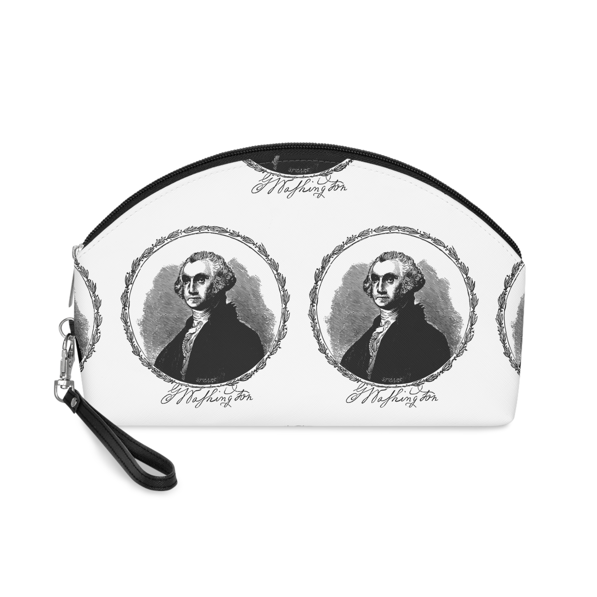 George Washington 1732 1799 Was American Political Leader Military General Statesman Makeup Bag