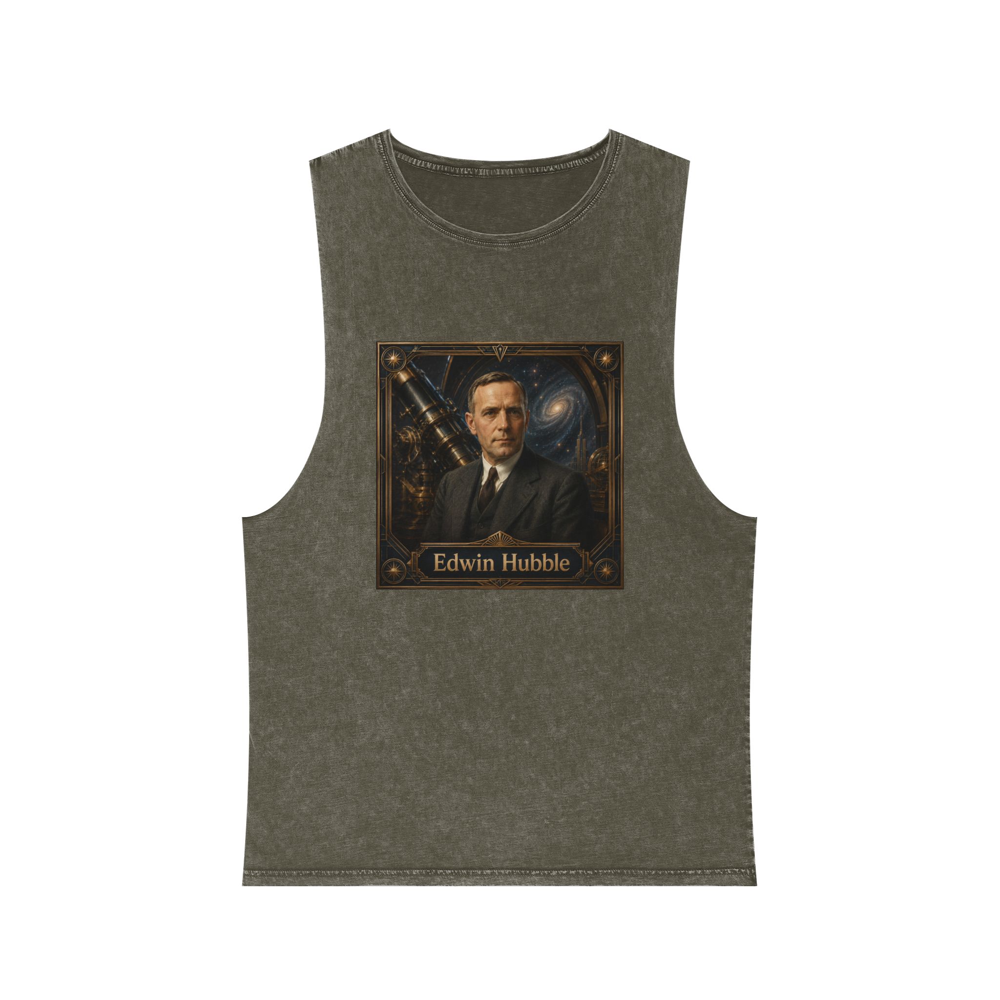 Edwin Hubble Unisex Stonewash Tank Top - Image 5