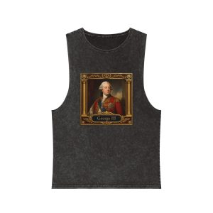 George III Unisex Stonewash Tank Top