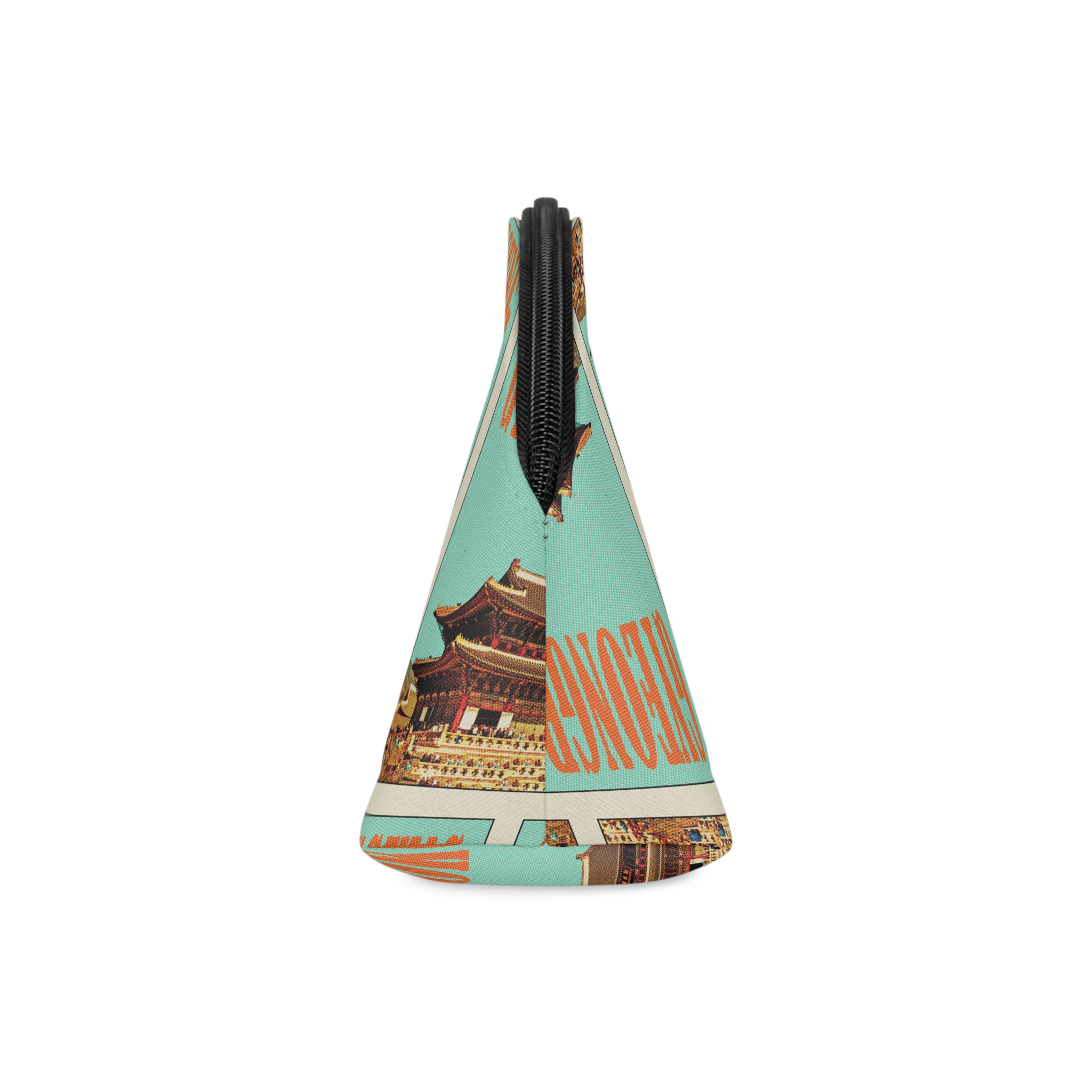 Gyeongbokgung Retro Travel Poster Makeup Bag - Image 4
