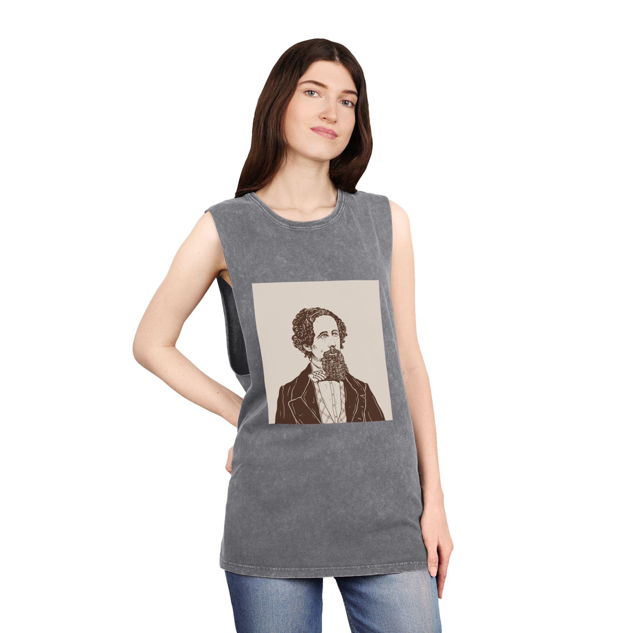 Historical Design 478908 Unisex Stonewash Tank Top - Image 12