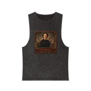 Clara Barton Unisex Stonewash Tank Top