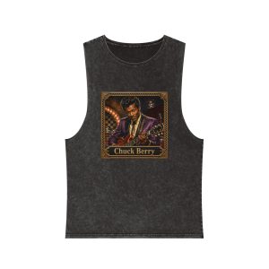 Chuck Berry Unisex Stonewash Tank Top