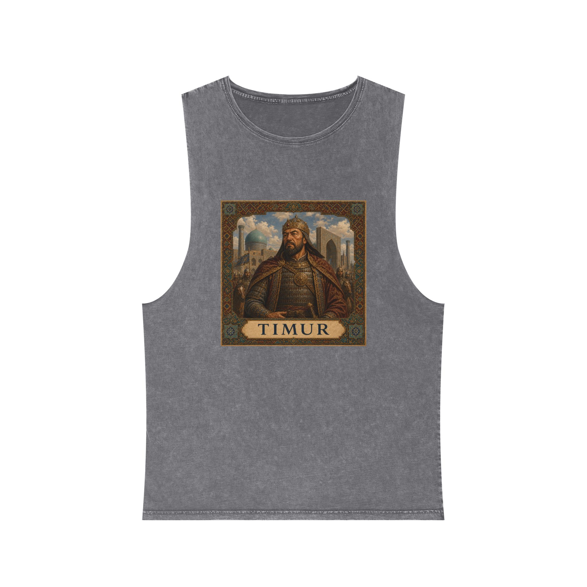 Timur Unisex Stonewash Tank Top - Image 9