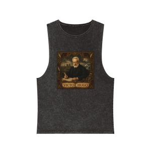 Victor Hugo Unisex Stonewash Tank Top