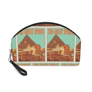 Great Sphinx Retro Travel Poster Makeup Bag